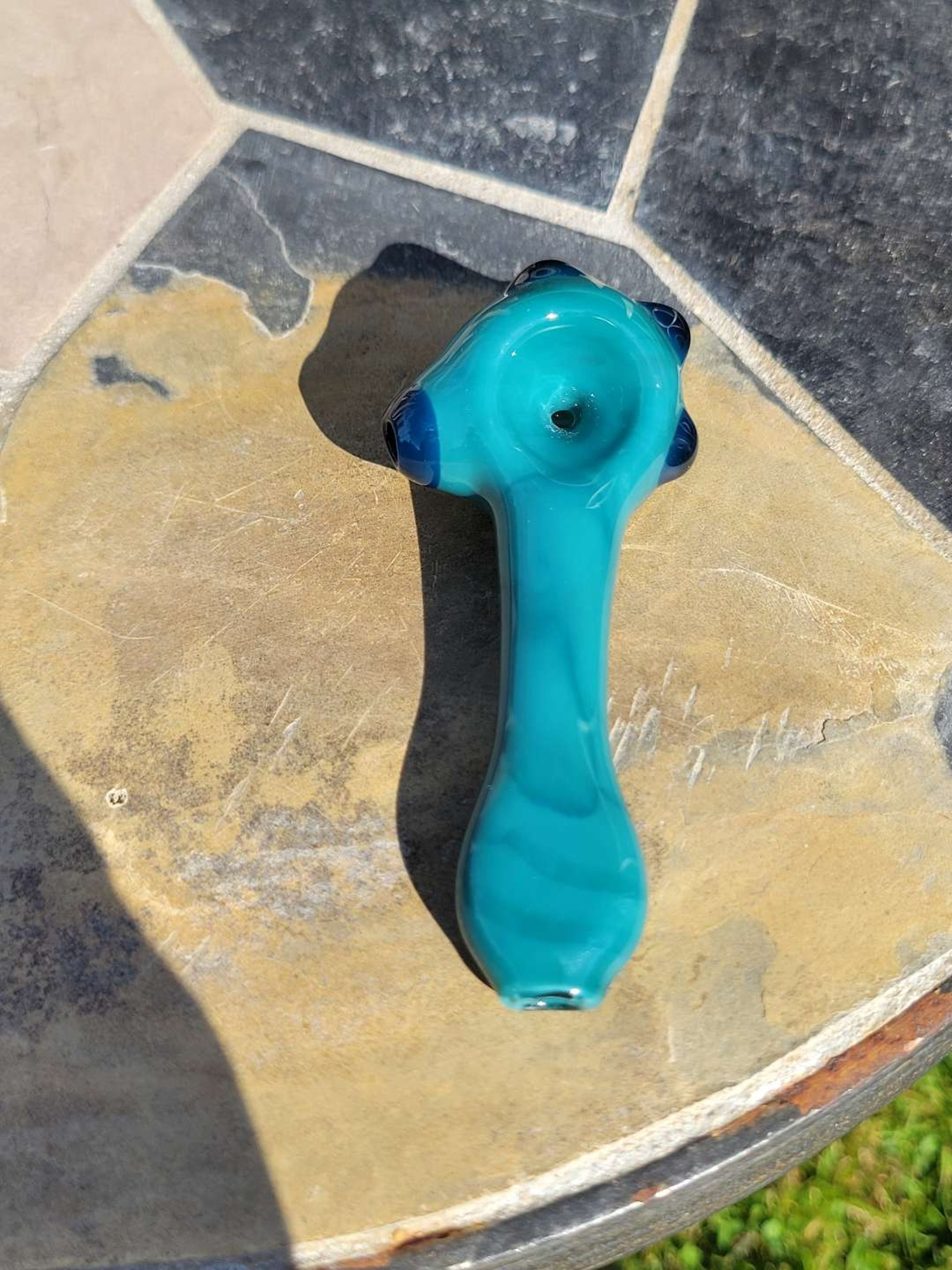 Opaque aqua spoon image 0