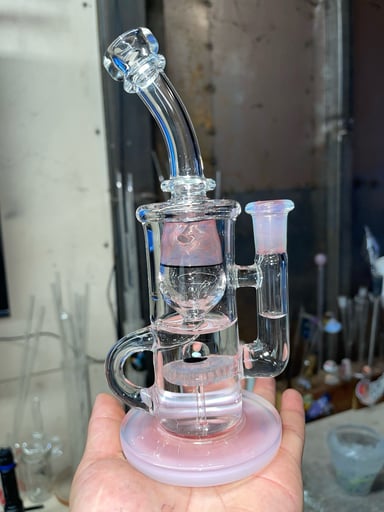 Preview pic of Nimbus color,8” tall 10mm joint, signed and dated