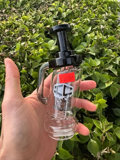 Preview pic of Ic glass puffco recycler attachment black