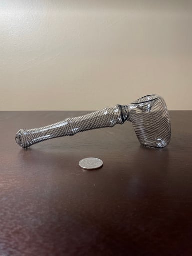 Preview pic of Black Spiral Sherlock Cob Pipe