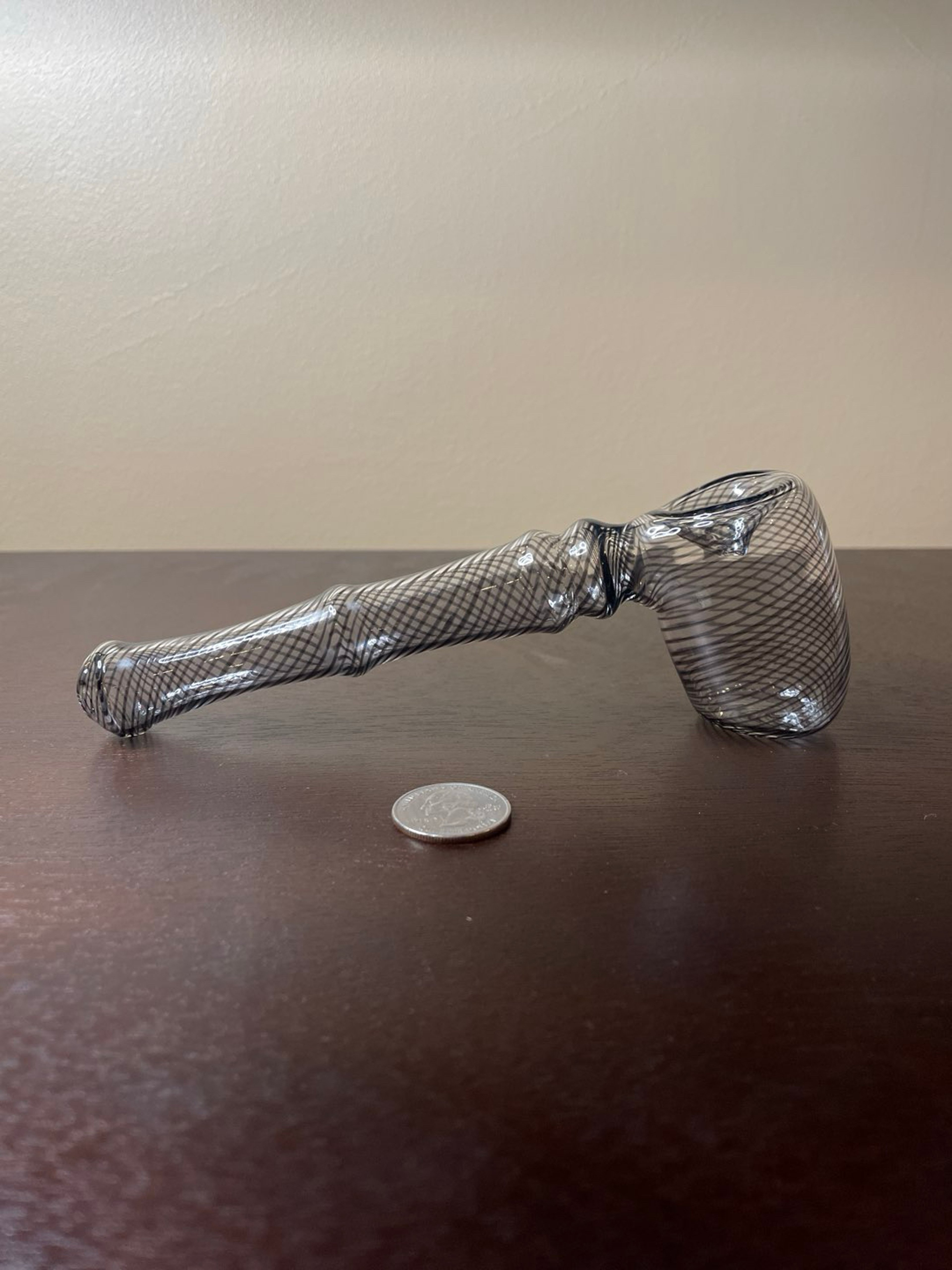 Black Spiral Sherlock Cob Pipe image 0