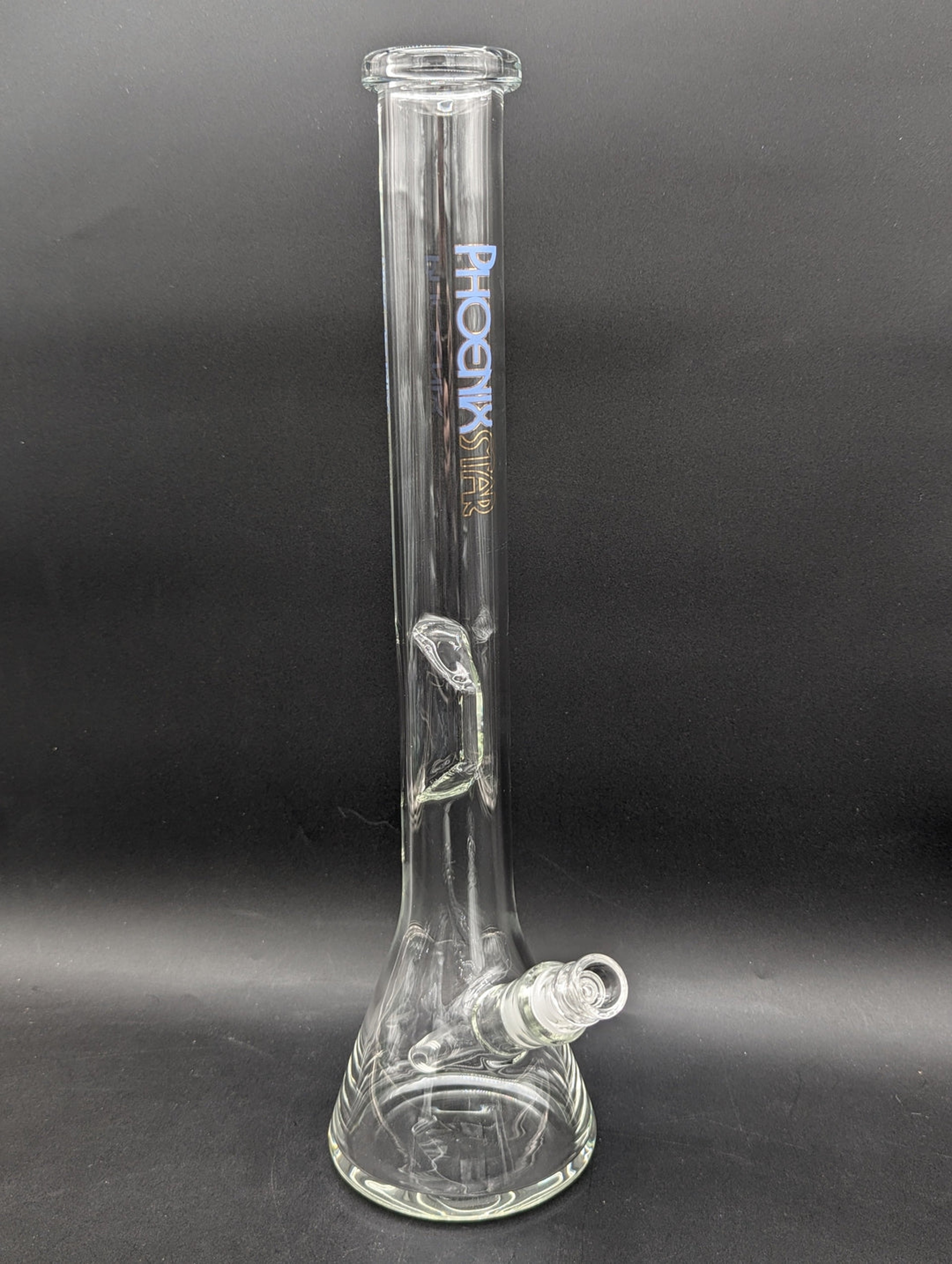 Preview pic of PHOENIX 16.5" CLEAR INDENTED BEAKER BONG