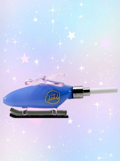 Preview pic of Cali CloudX Helicopter Nectar Collector, Milk Blue