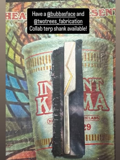 Preview pic of Bubba collab terp shank