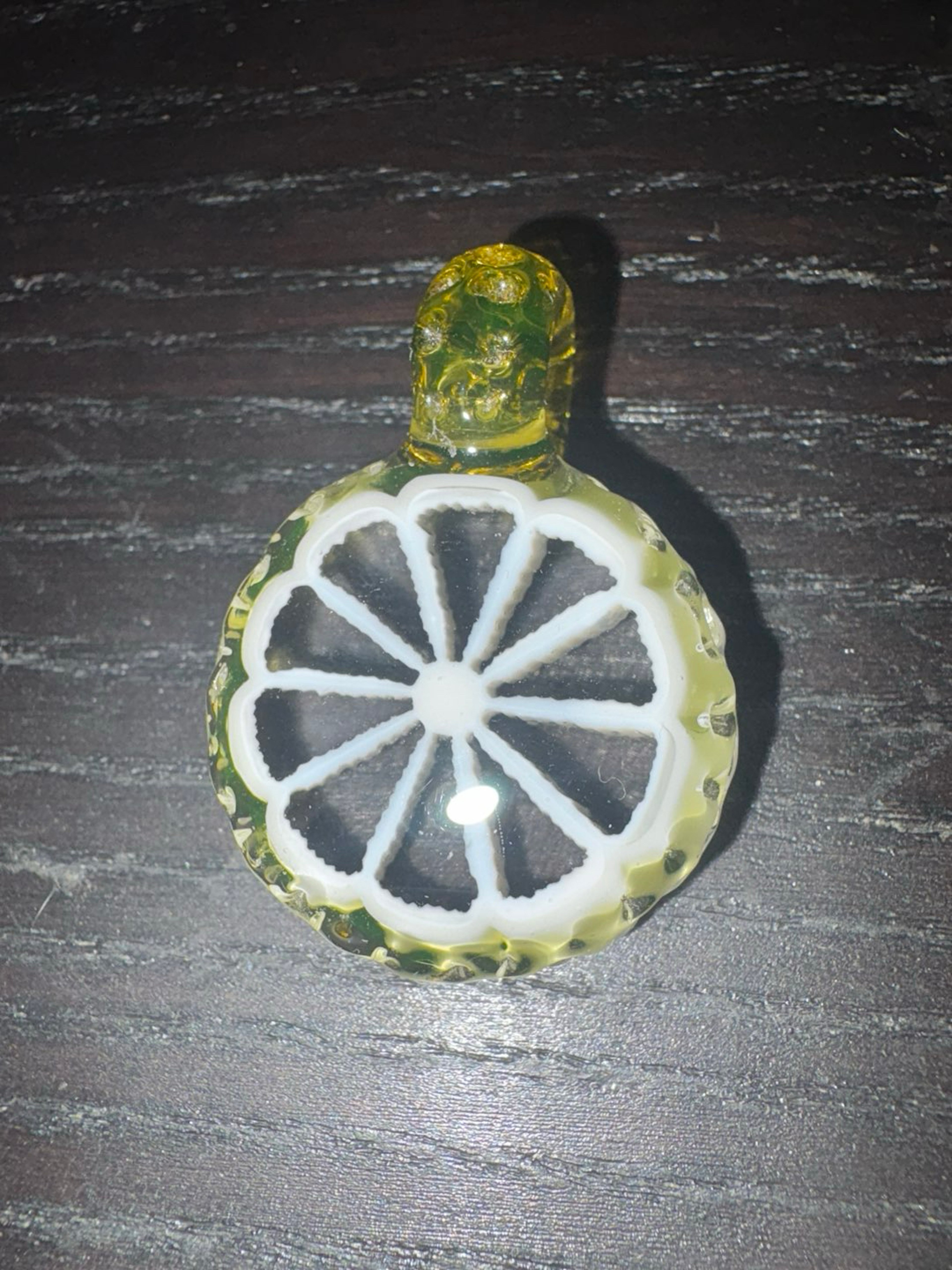 Preview pic of Lyons Glass Nutronium and Citrine Pendant