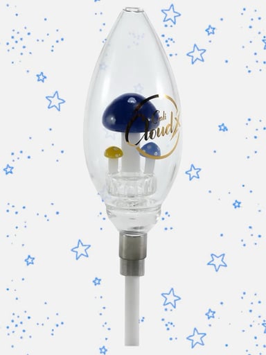 Preview pic of Cali CloudX Maxi-X-Mushroom Large Oval Nectar Collector Kit, Blue