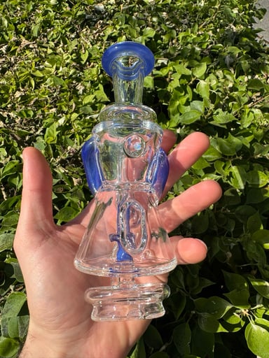 Preview pic of Superior Gilly Peak Attachment by Iridescent Glass Sonic Blue
