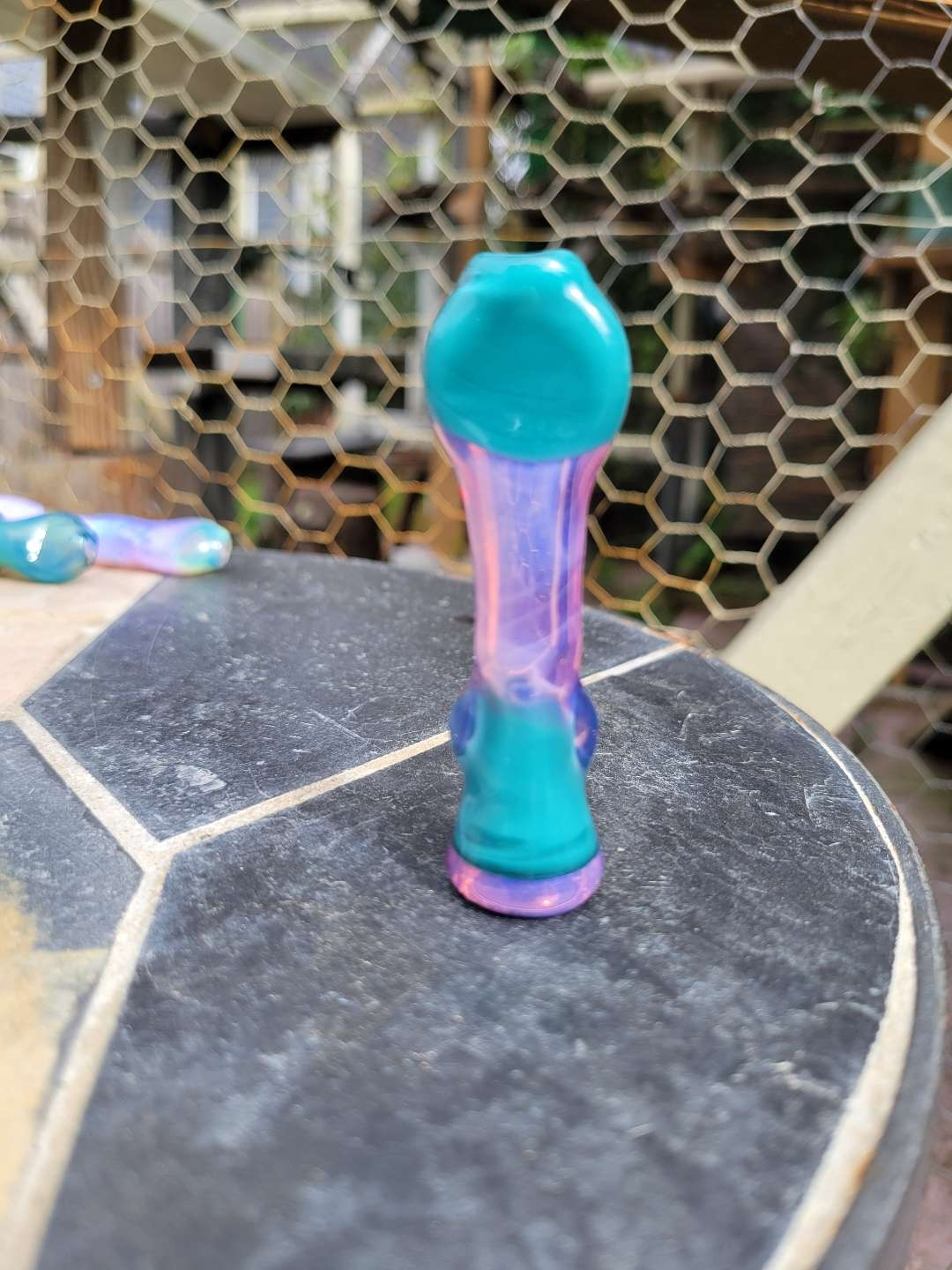 Karmaline and aqua chillum image 0