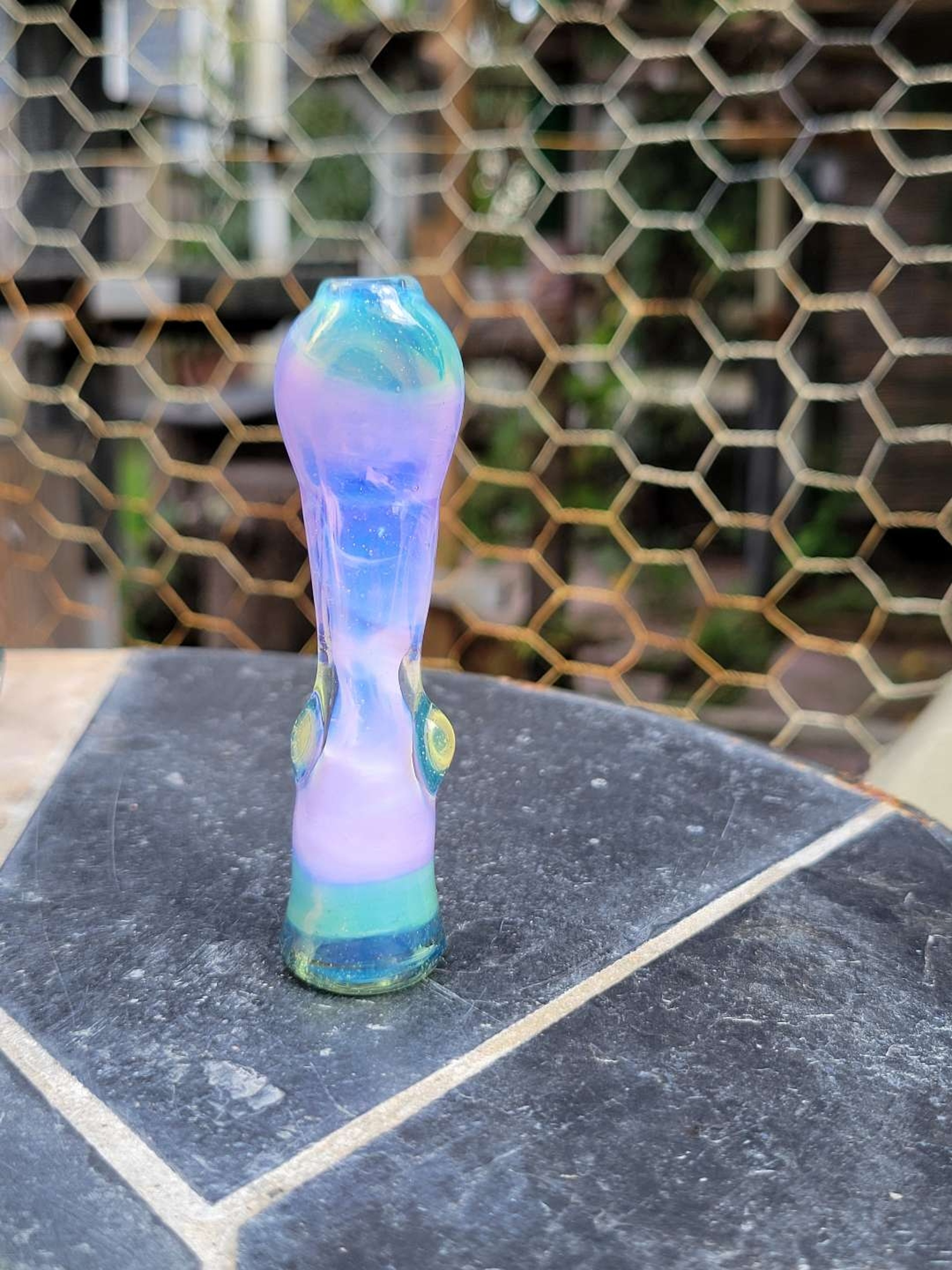 Pink slyme and sea slyme chillum image 0