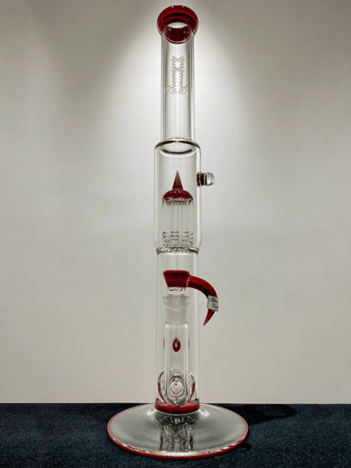 Preview pic of SOVEREIGNTY GLASS 8ARM - MINI3 - FULL ACCENT W/ MILLIE (BLOOD RED