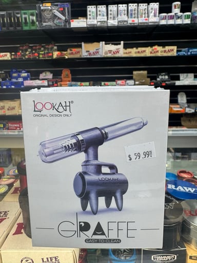 Preview pic of Lookah giraffe nectar collector silver