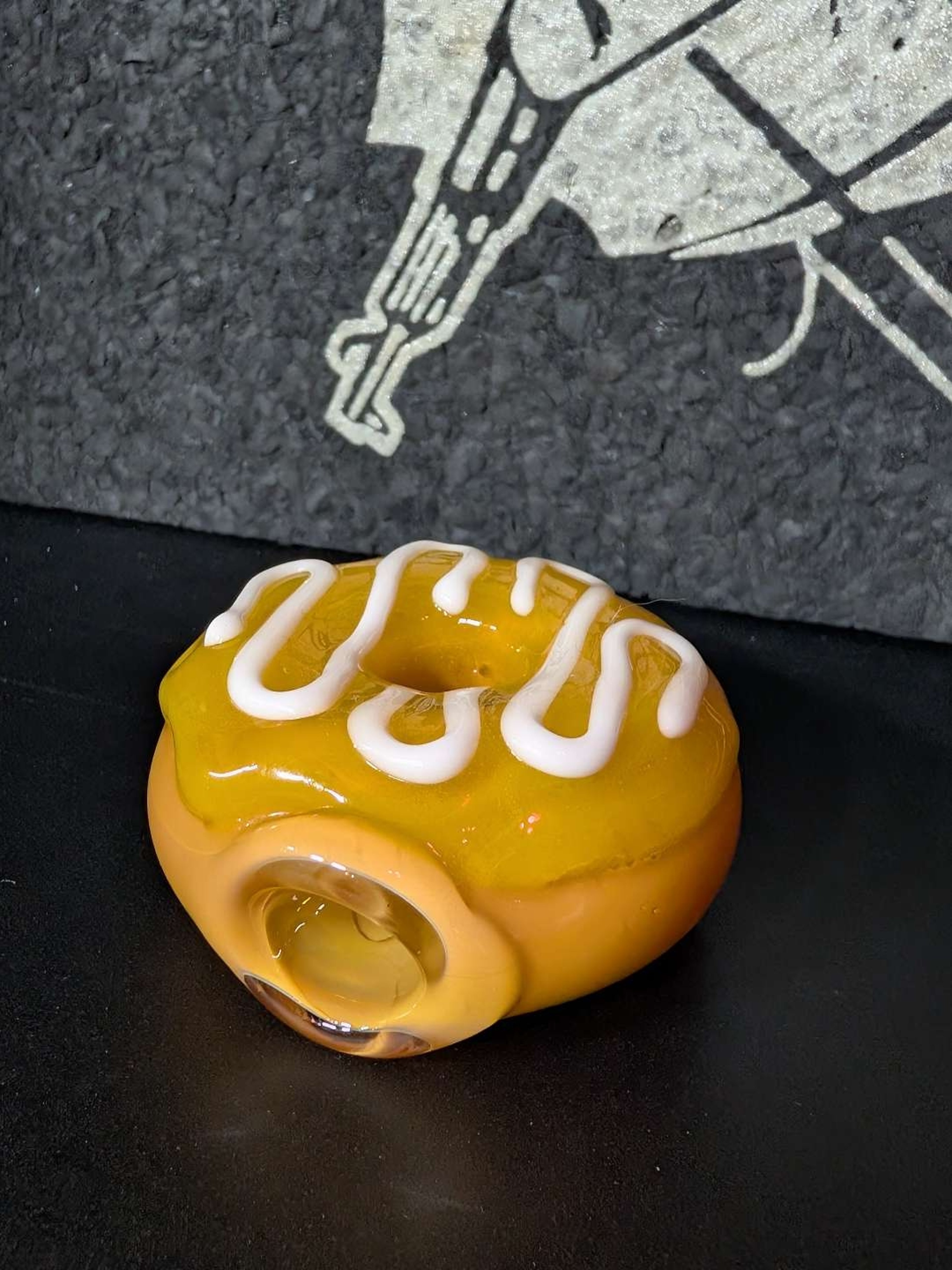 Preview pic of KGB Glass 2015 lemon drop chillum / pendy