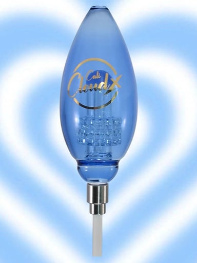 Preview pic of Cali CloudX Matrix Percolator Large Oval Nectar Collector Kit, Blue