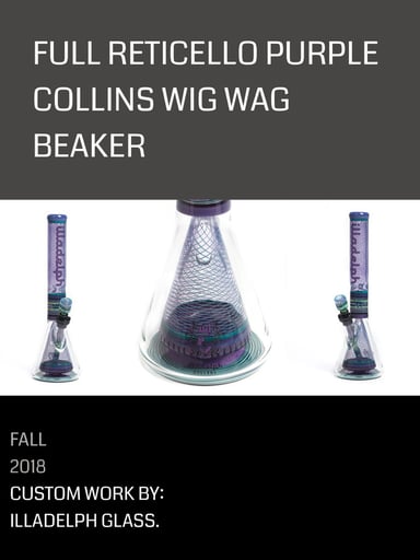 Preview pic of FULL RETICELLO PURPLE COLLINS WIG WAG COLLINS
