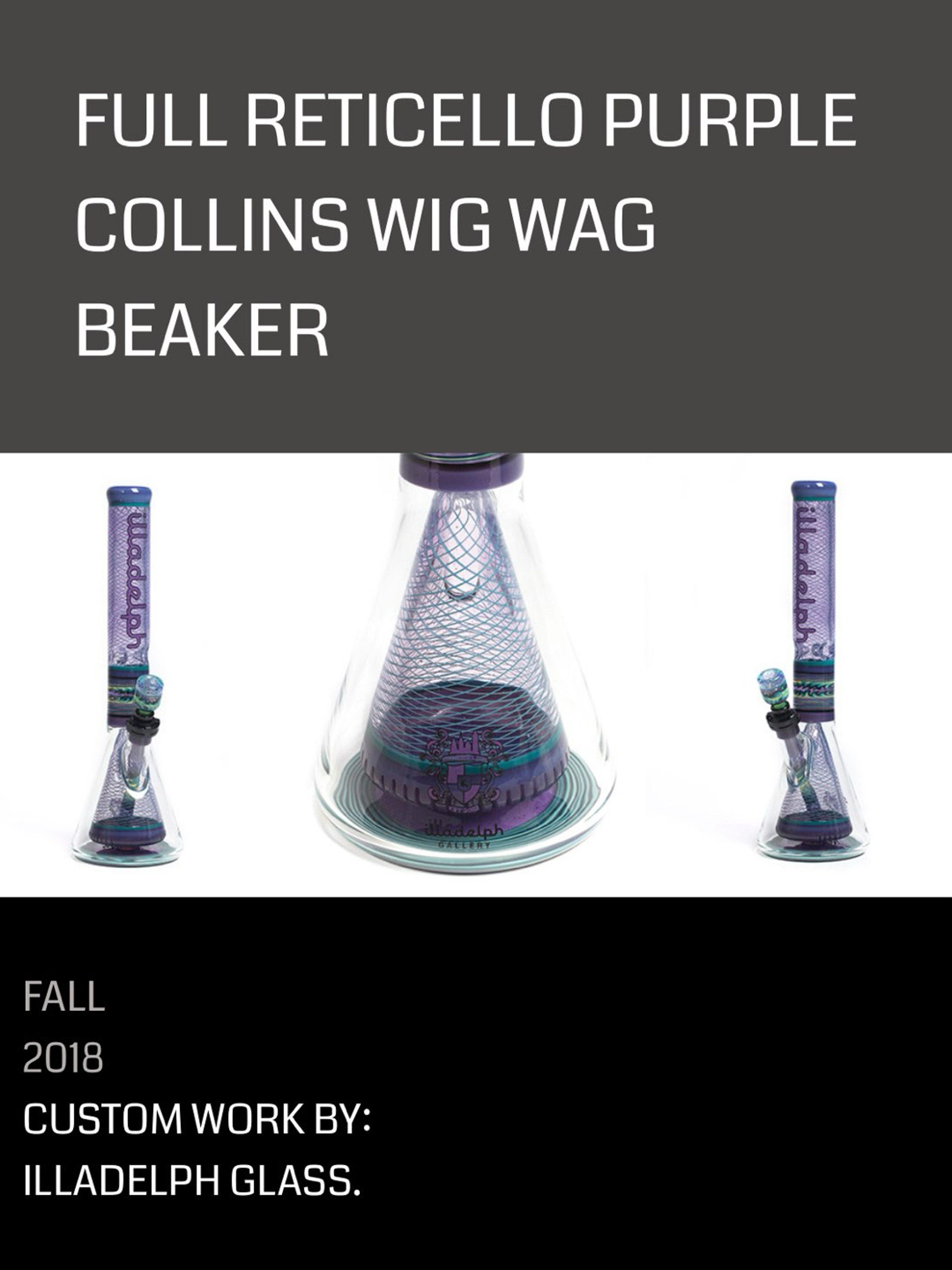 FULL RETICELLO PURPLE COLLINS WIG WAG COLLINS image 0