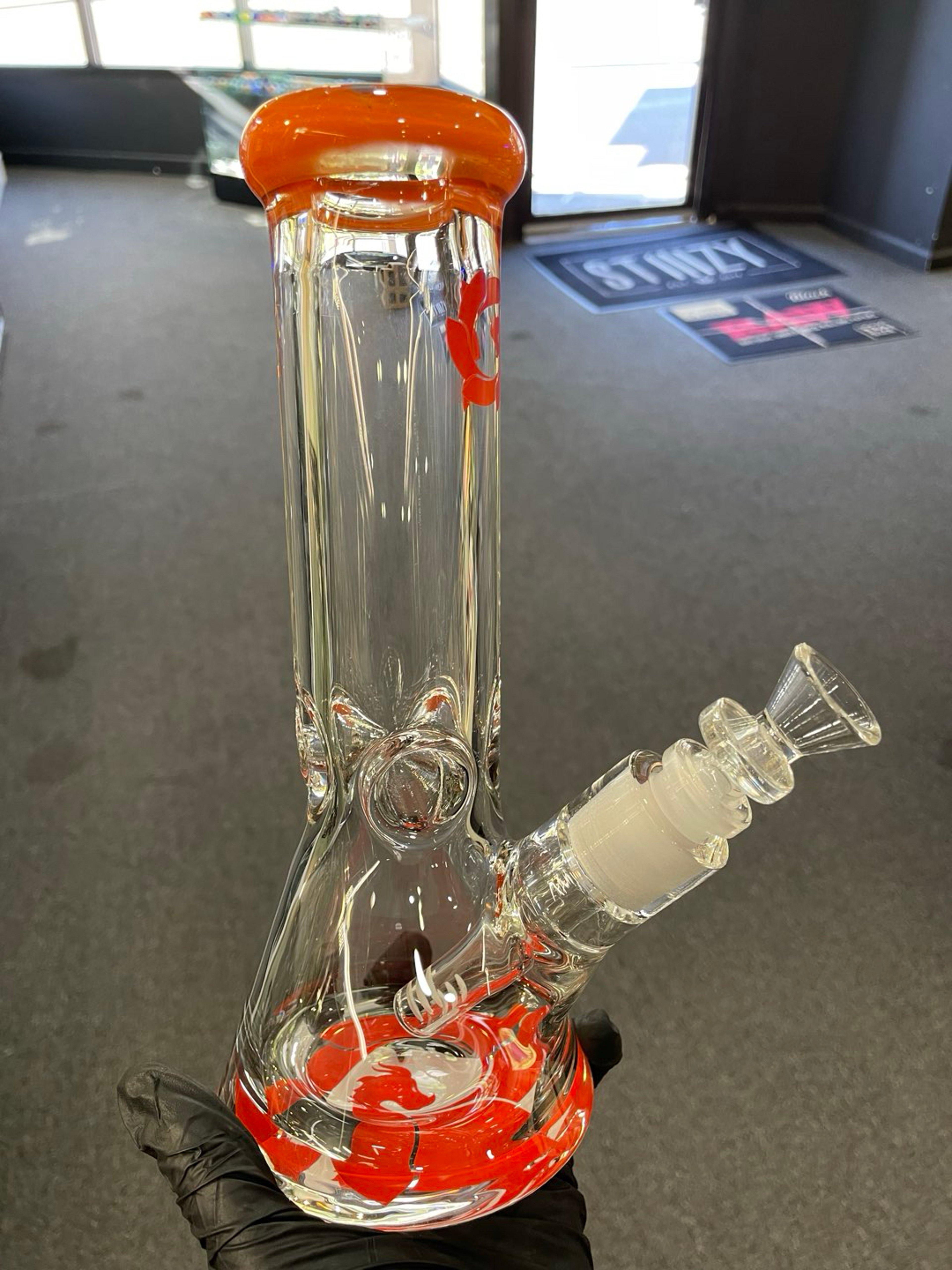 Preview pic of Glass House Waterpipe Vermilion