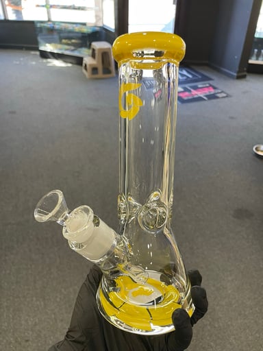 Preview pic of Glass House Waterpipe Yellow