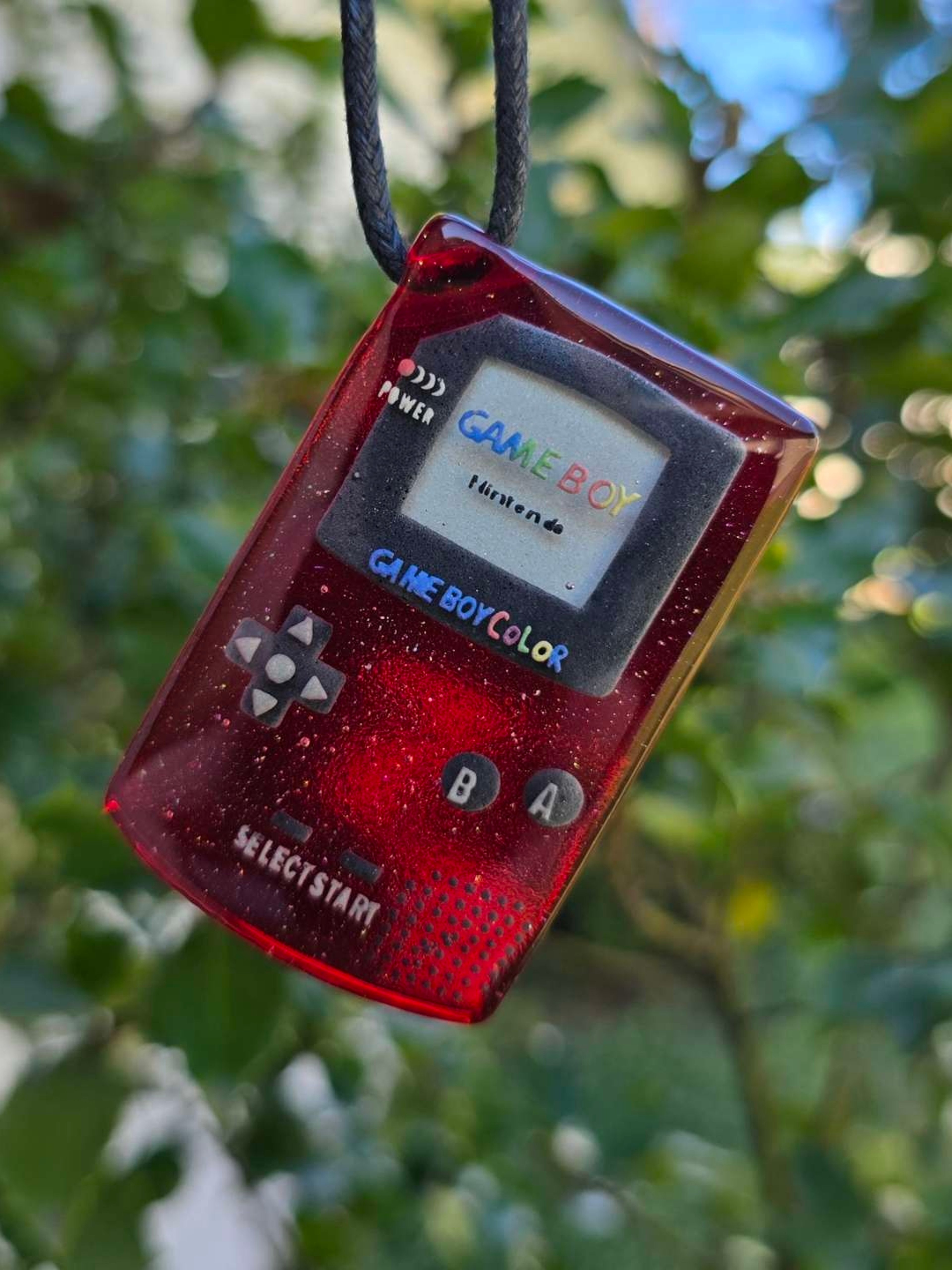 Preview pic of Gameboy Color Layered Glow UV Pendant