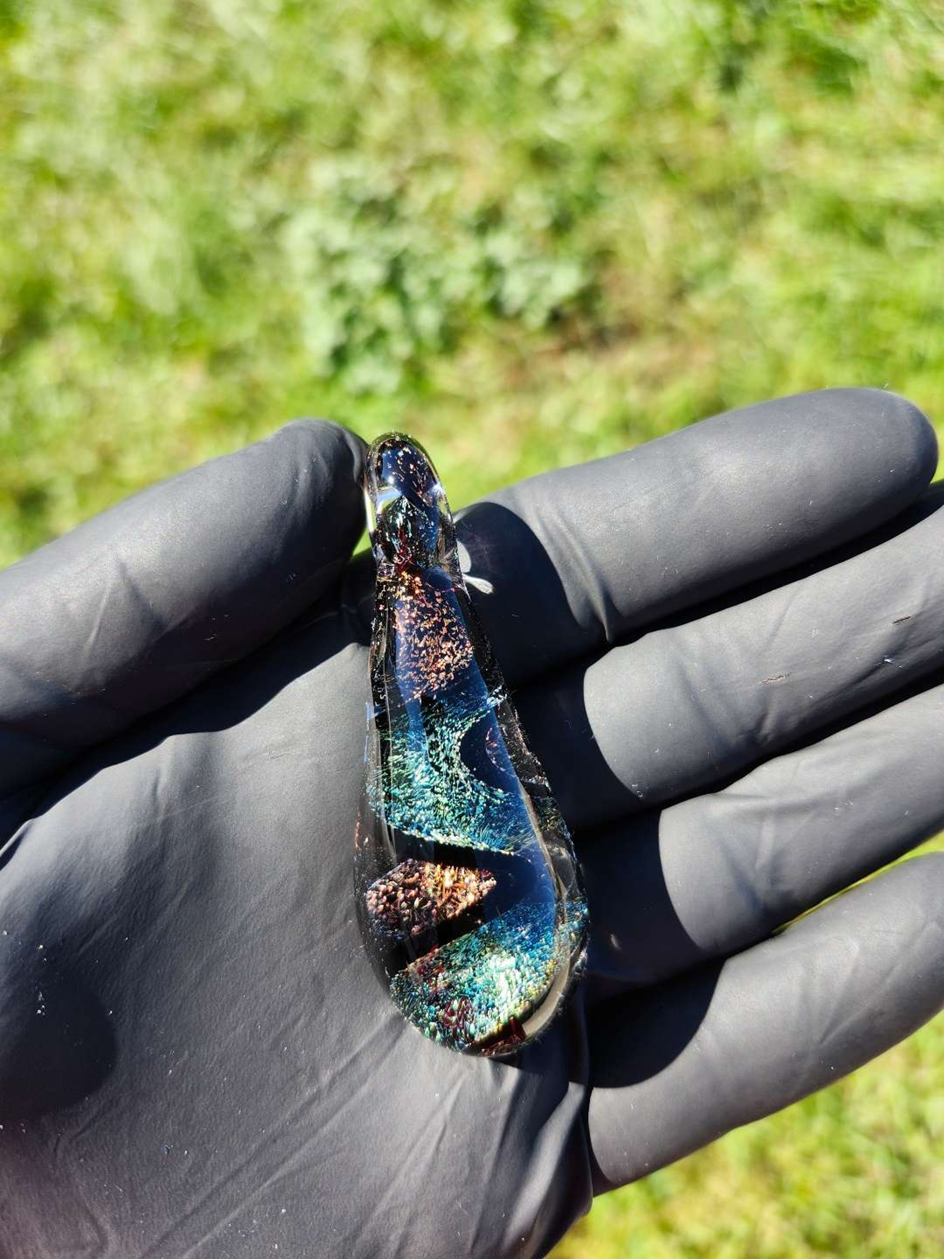 Preview pic of Joker Glass Dichro Drop Pendant
