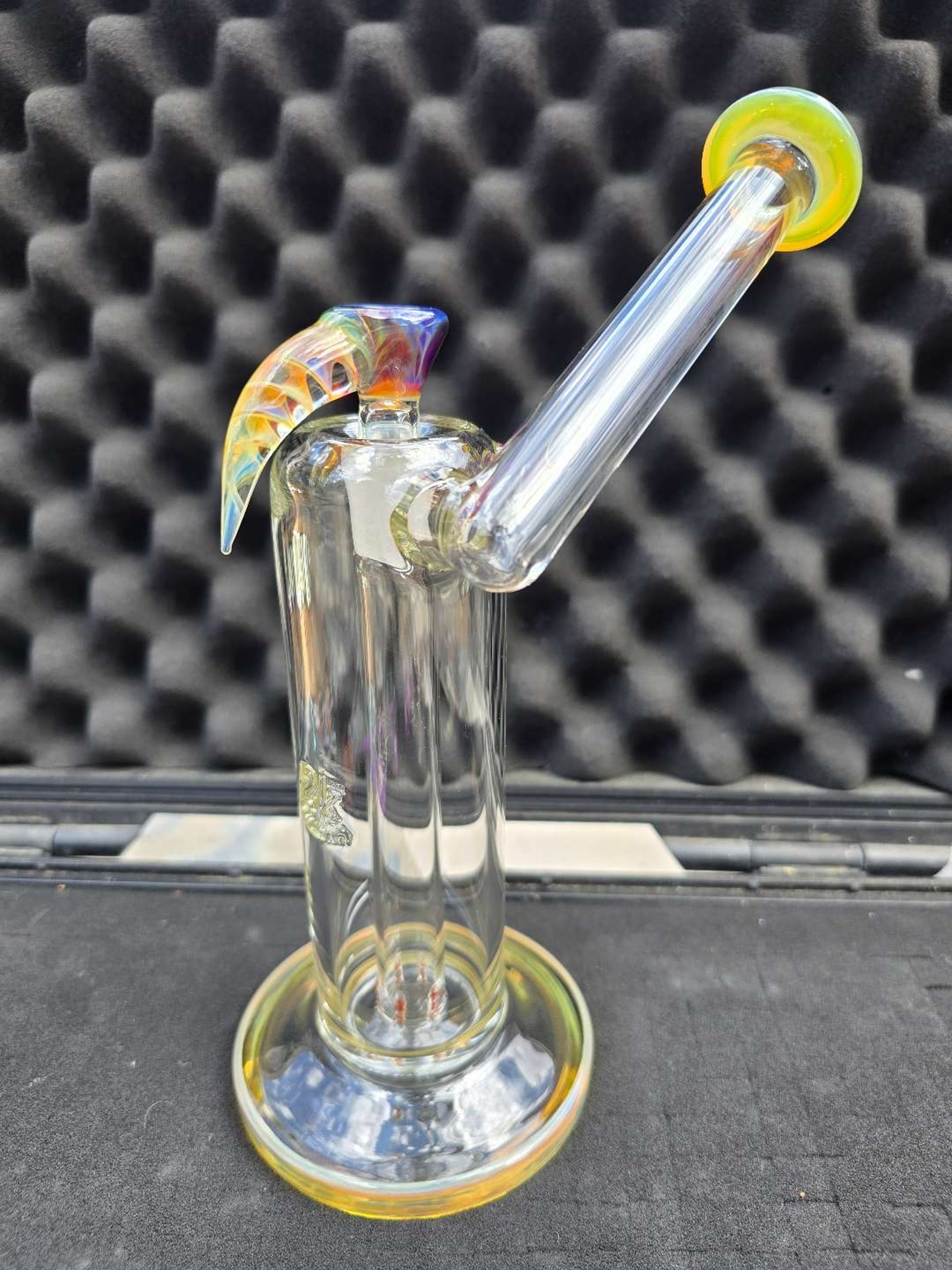 2K Glass Art Sidecar Bubbler image 0