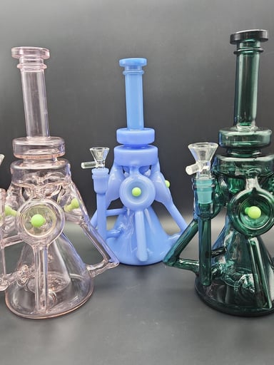 Preview pic of 11" QUAD TUBE RECYCLER W/ PYRAMID PERC