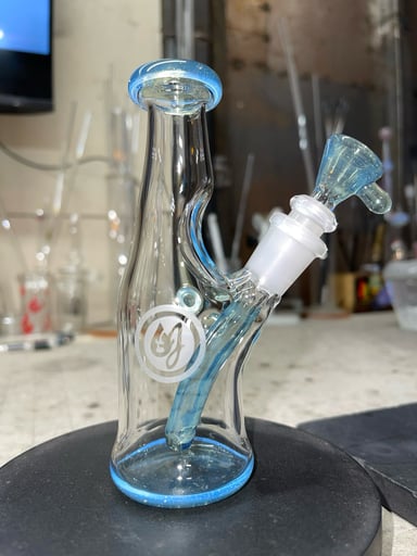 Preview pic of Pstel potion cfl color,5.75” tall 10mm 1 hole slide