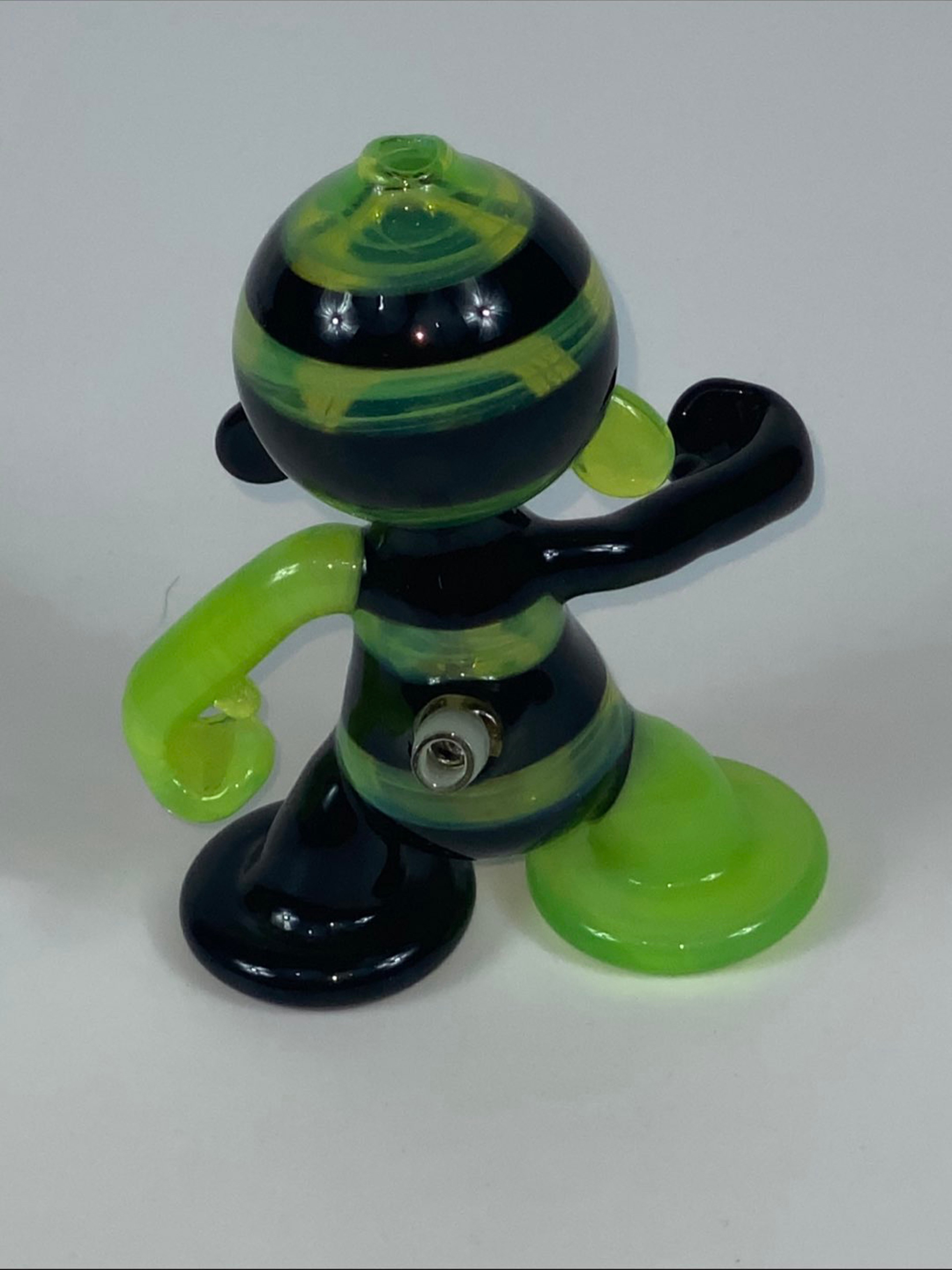 Preview pic of Neon slime green and black munny
