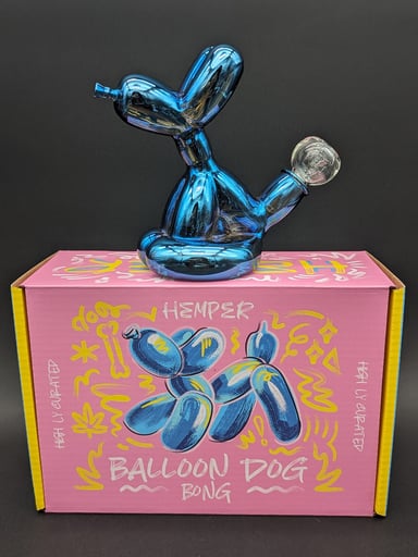 Preview pic of HEMPER BALLOON DOG GLASS BUBBLER | 5.5" | 14MM F