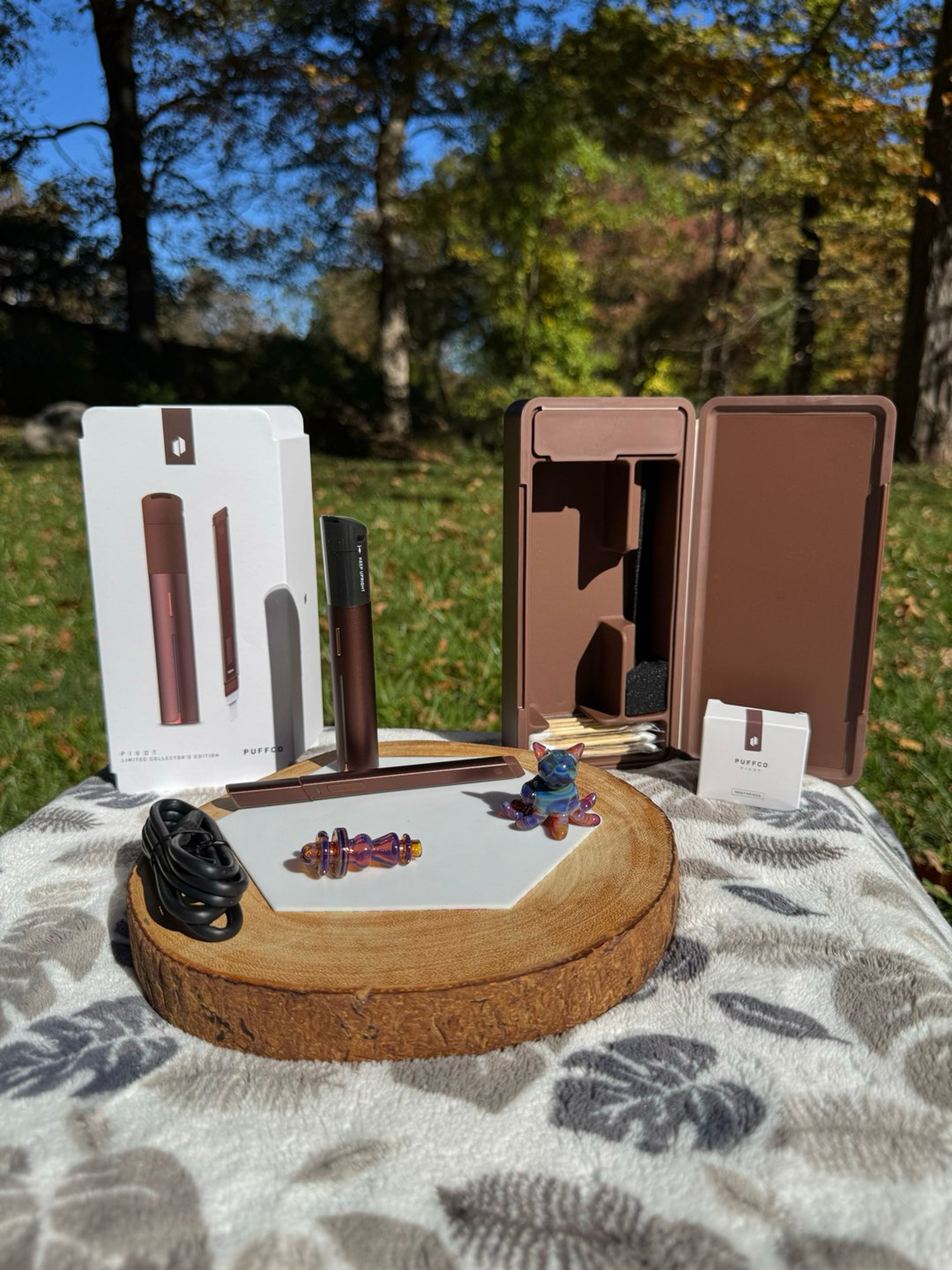 Preview pic of Mocha Puffco Pivot Set W/EF Norris Glass