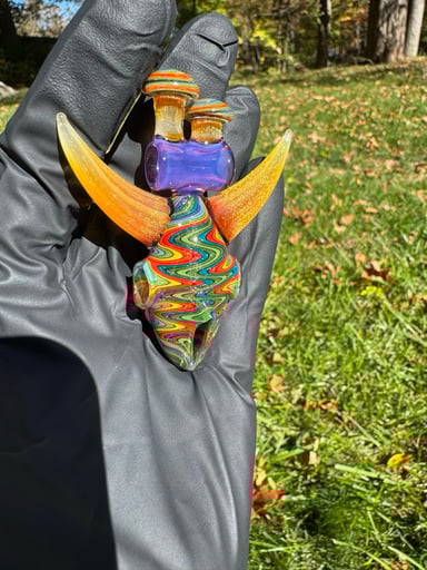 Preview pic of Darby Skull x Mushroom Pendant