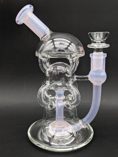 Preview pic of PHOENIX GLASS TRIPLE STACK RECYCLER BONG