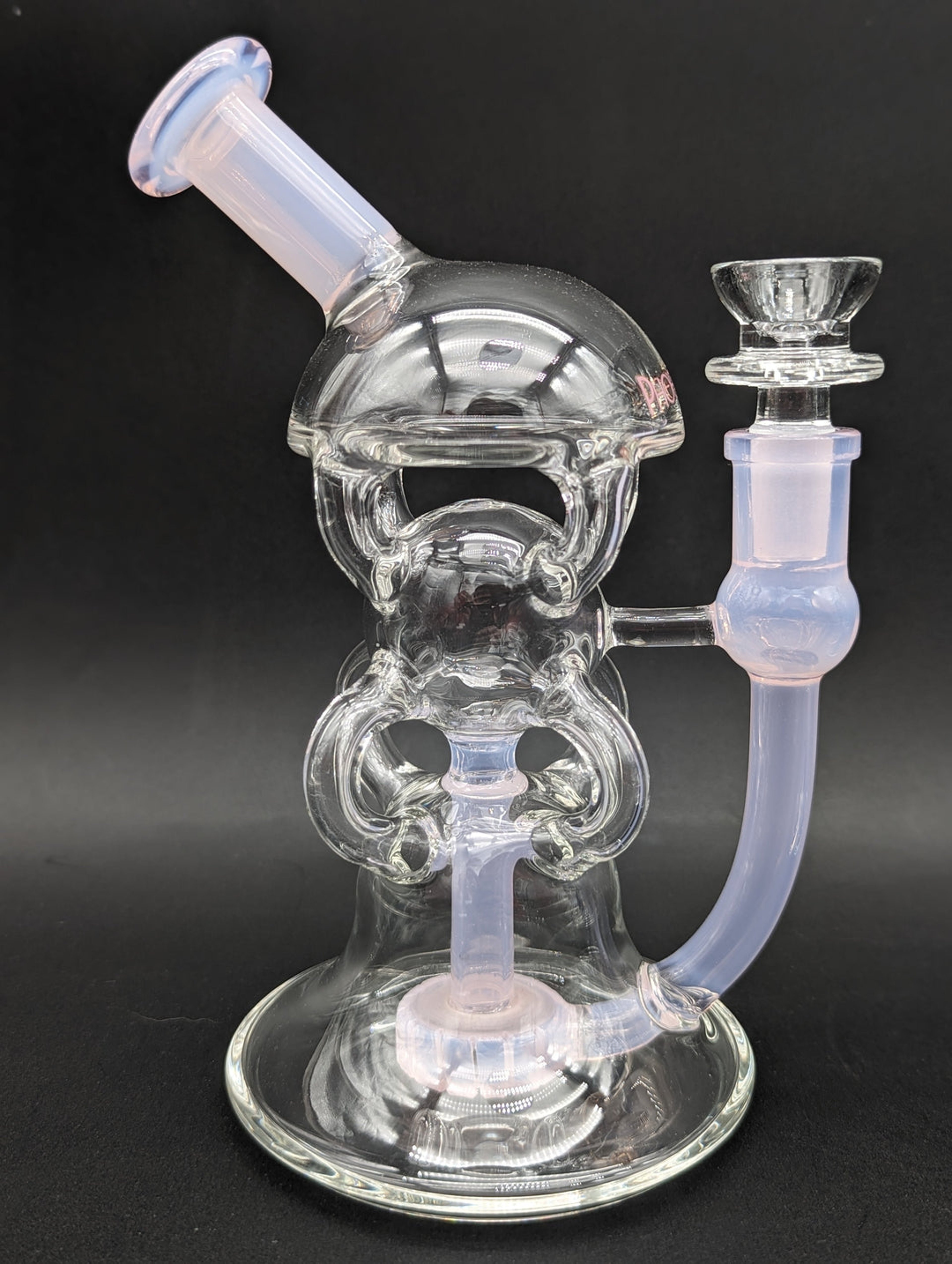 PHOENIX GLASS TRIPLE STACK RECYCLER BONG image 0