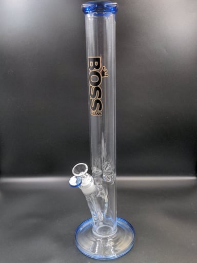 Preview pic of BOSS GLASS 18" STRAIGHT TUBE BONG