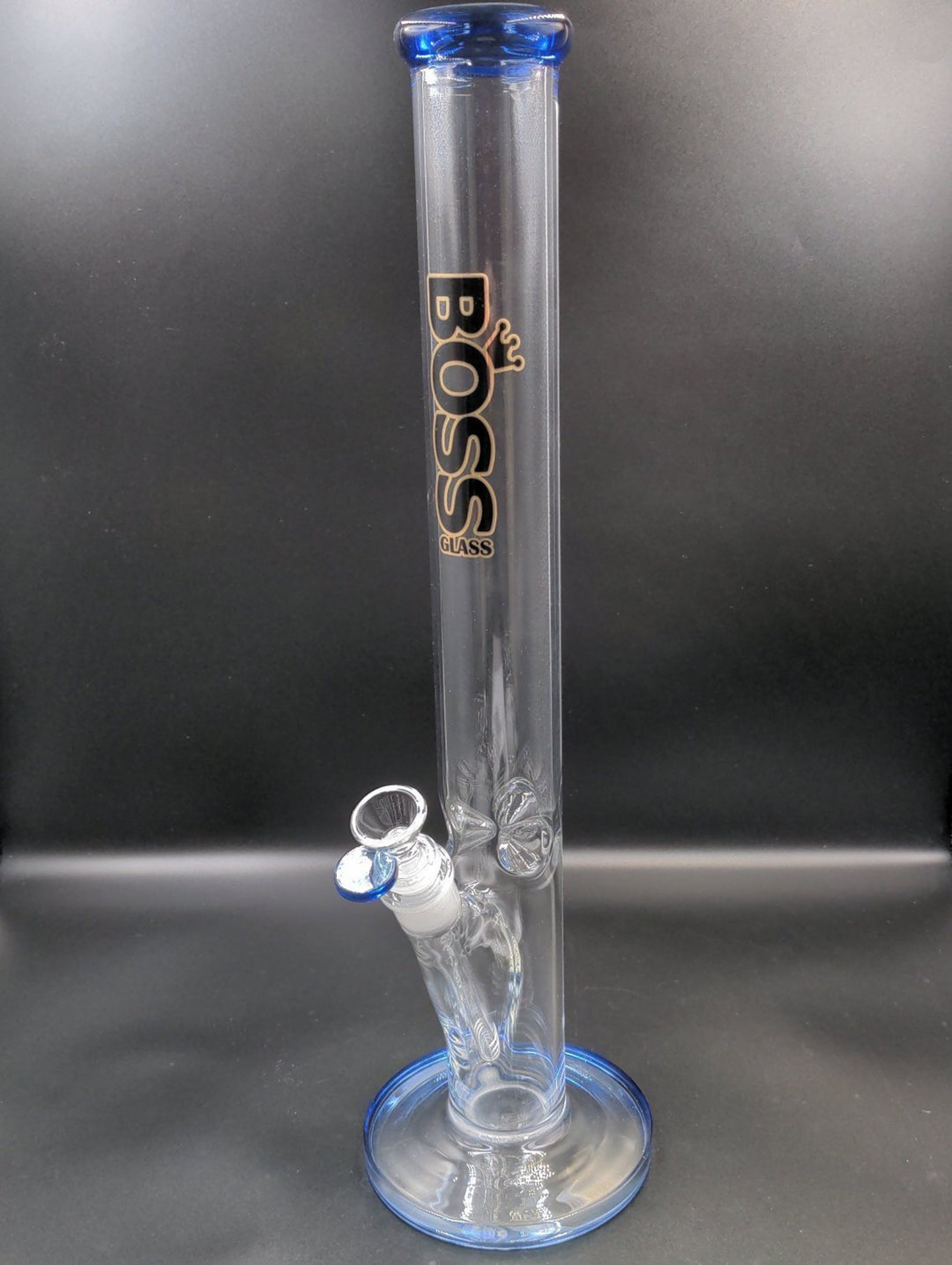 BOSS GLASS 18" STRAIGHT TUBE BONG image 0
