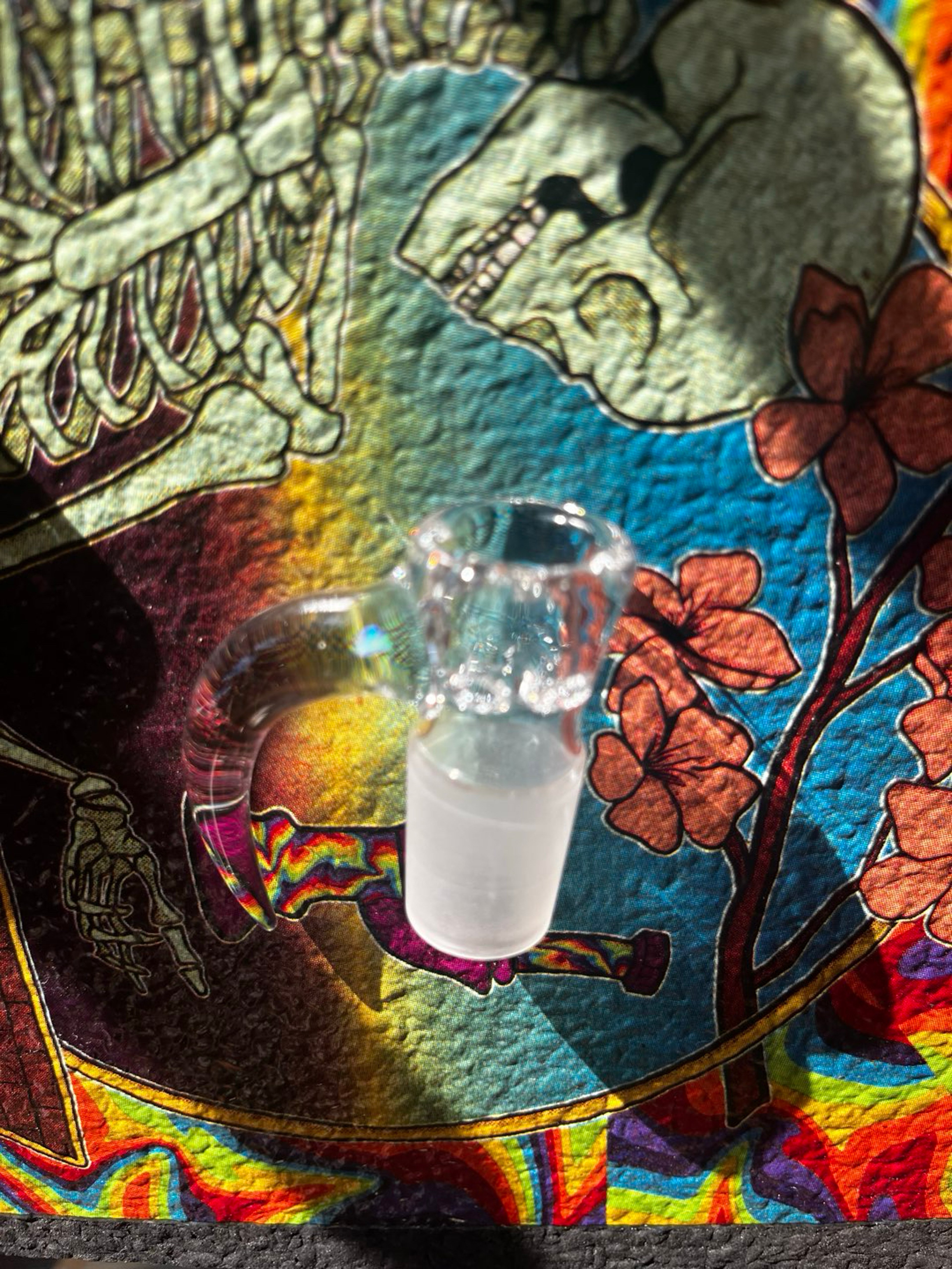 4-Hole Horned Slide with Opal image 0
