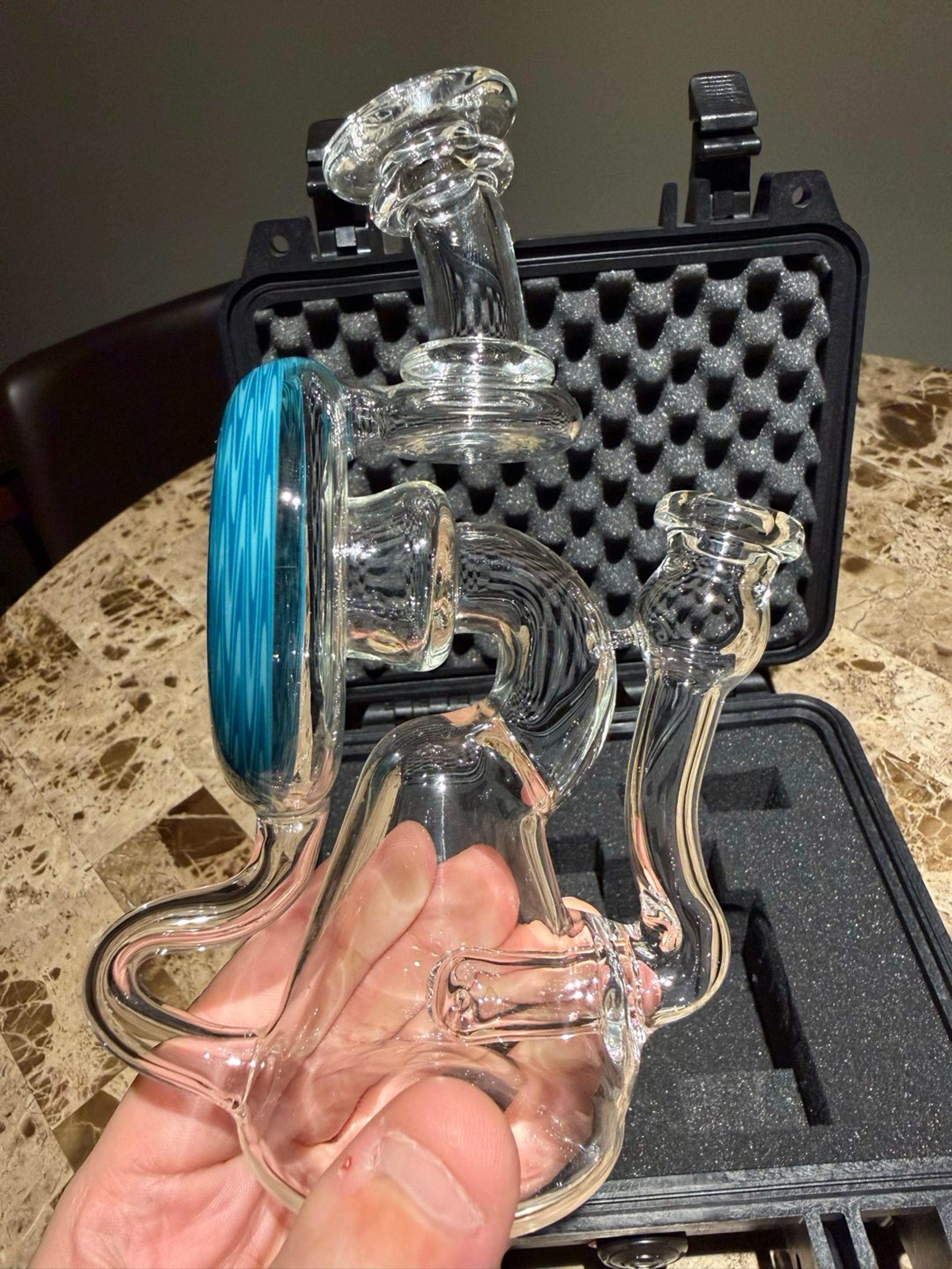 Preview pic of Dabber Jones Power Pump with matching OTP spinner cap and Pelican