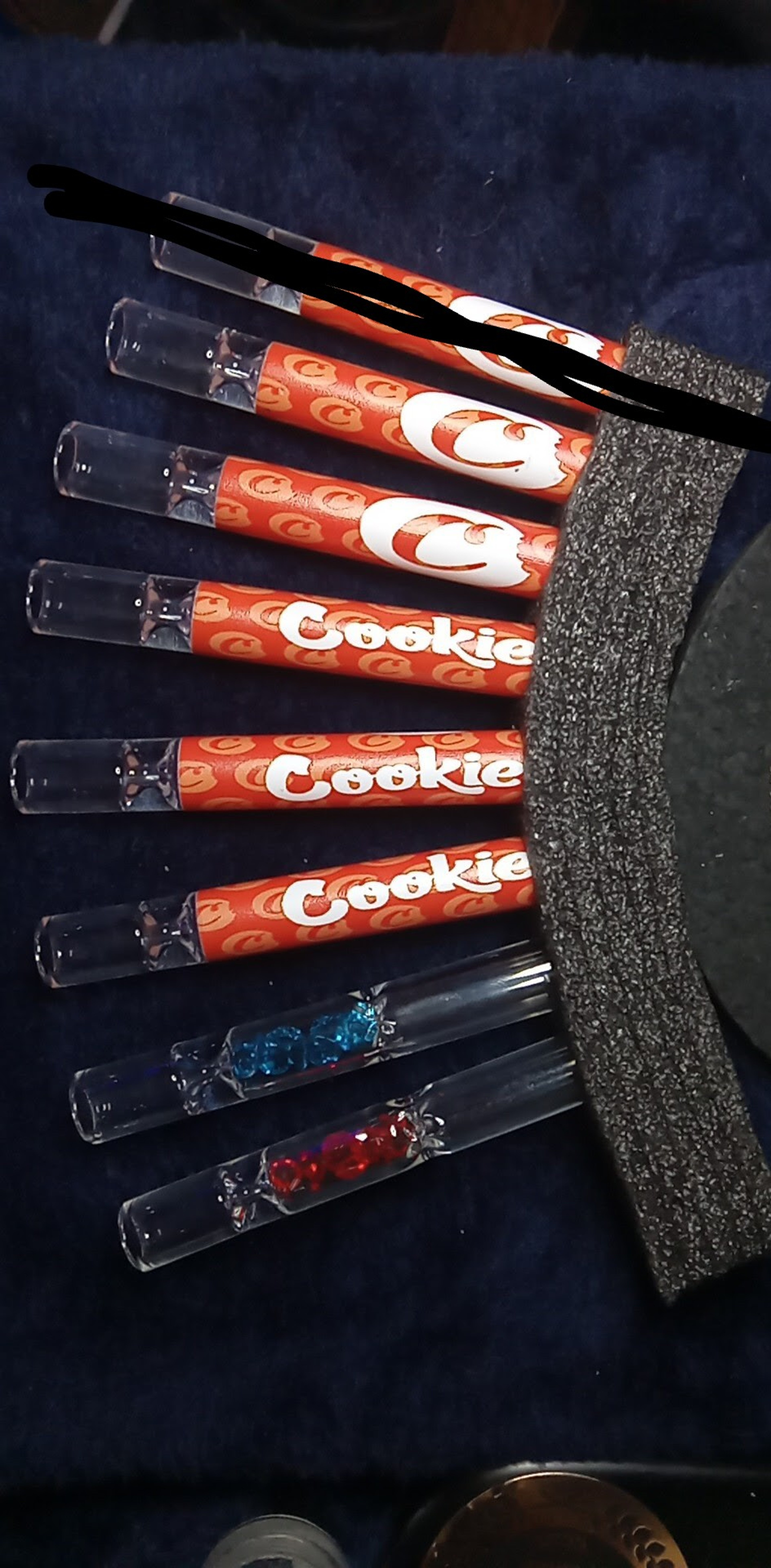 Brand-new,Collectible,Glass,Cookies branded Chillum/1-hitters image 0