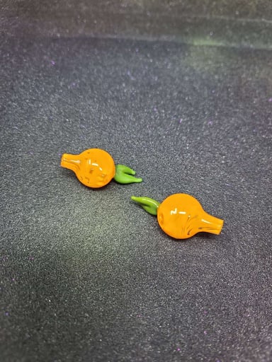 Preview pic of Blue sky glass Carrot Bubble Caps