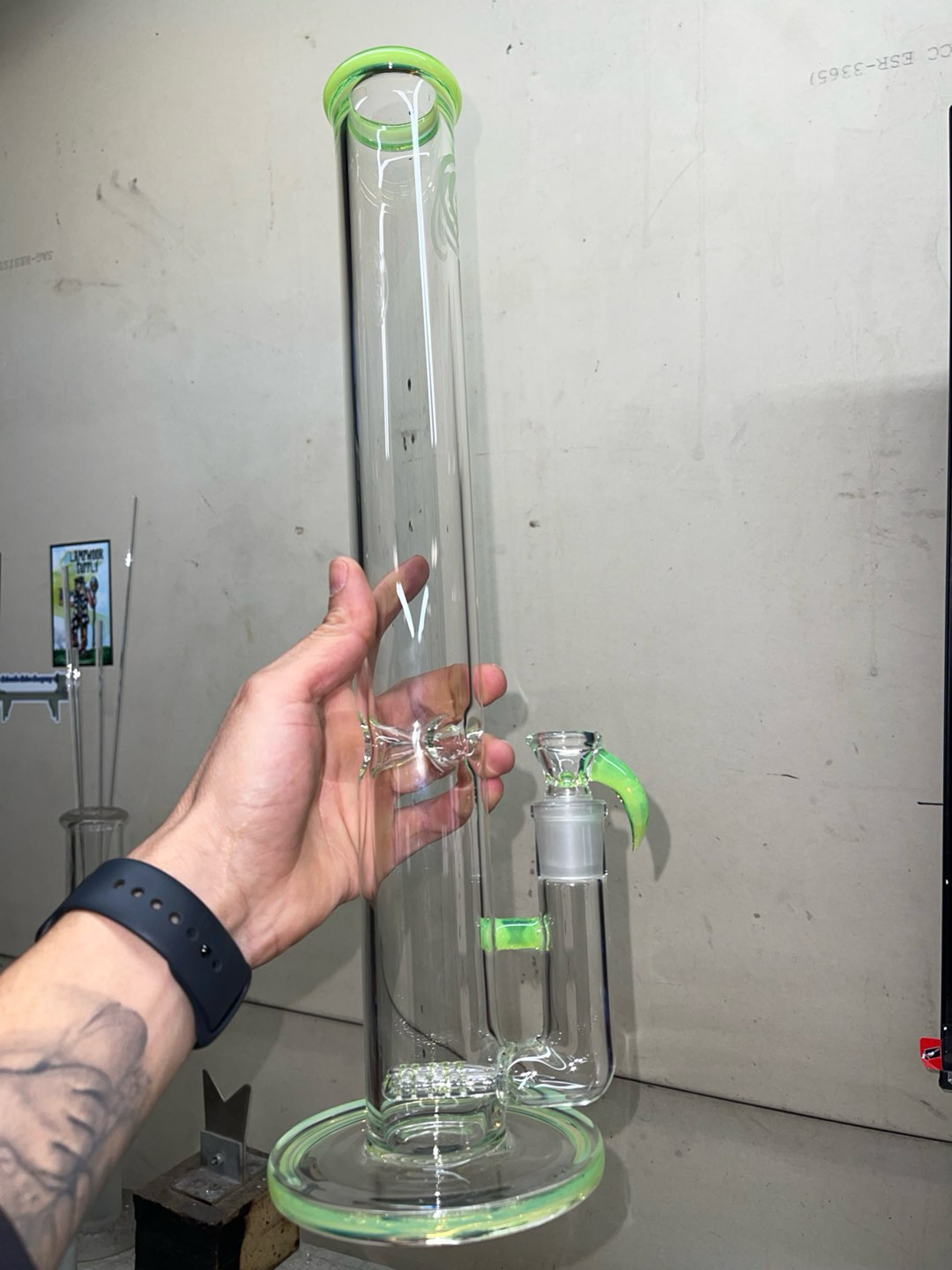 Preview pic of Double gridded inline,50x17” tall 18mm 4 holes slide