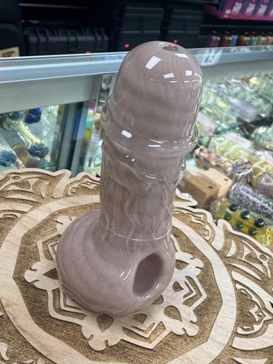 Preview pic of Empire glass work hand pipe tan