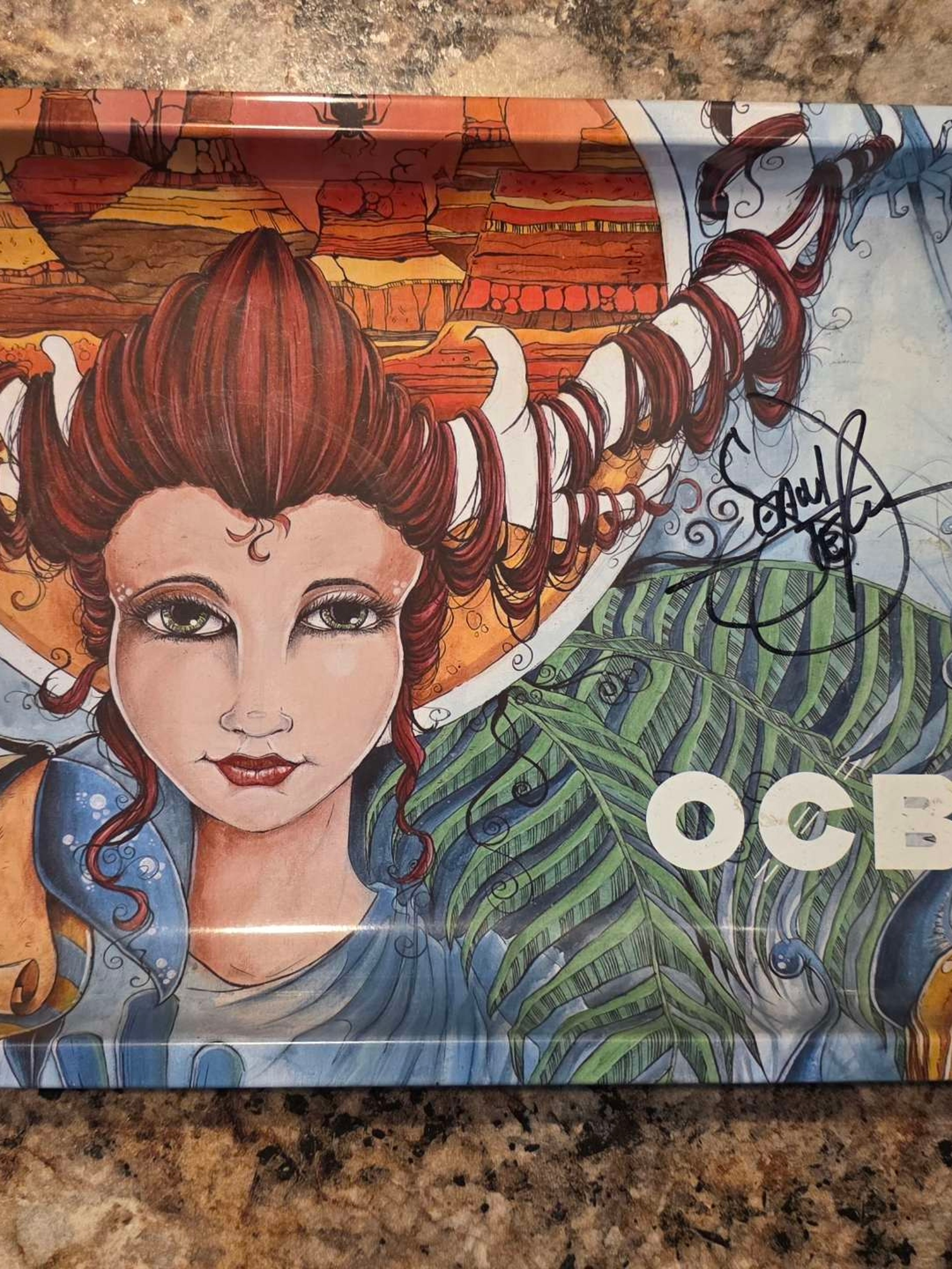 Preview pic of 11.5 x 7.5 artist signed tray (Sean Dietrich)