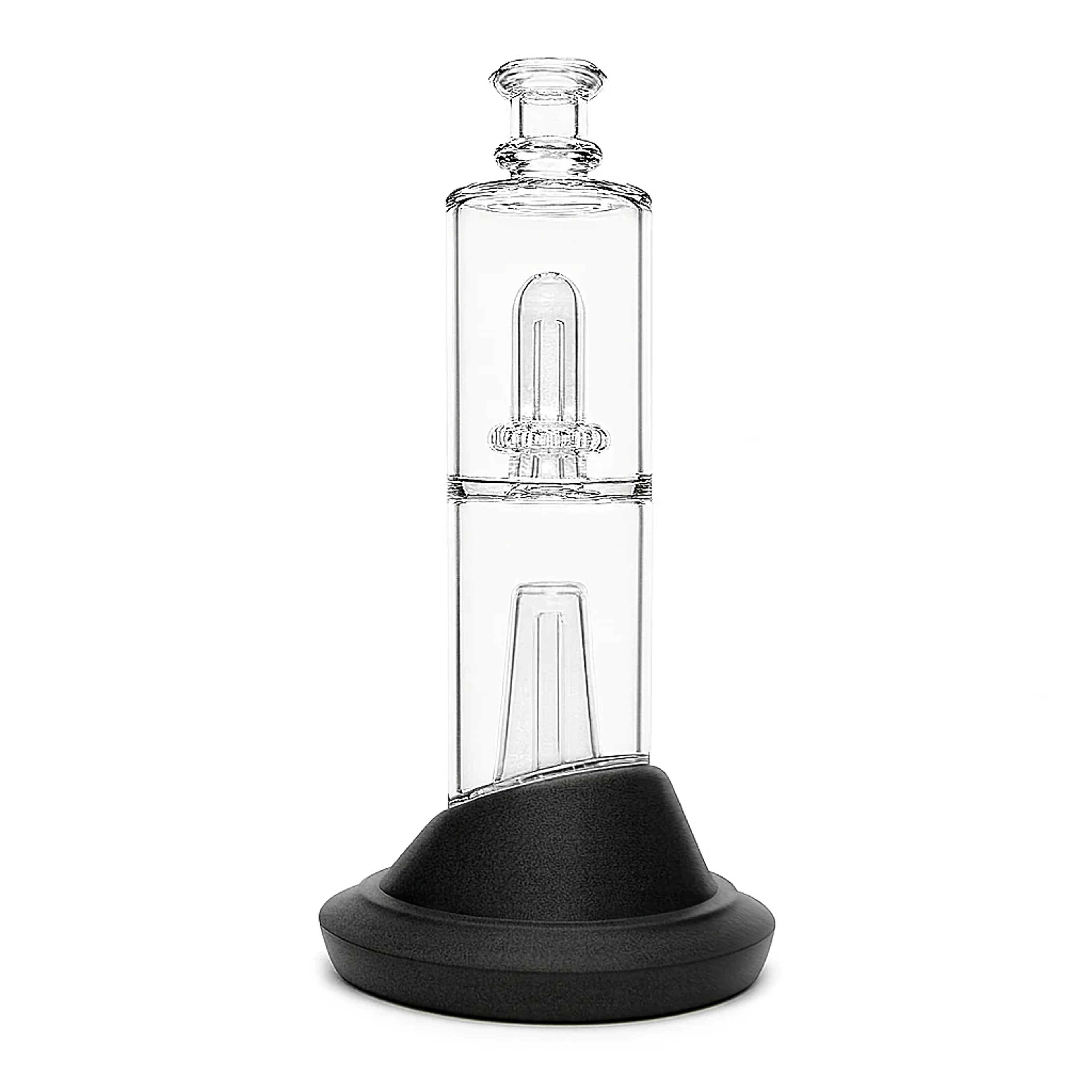 Preview pic of Clear Double Perc Wet Top Attachment for Puffco Peak