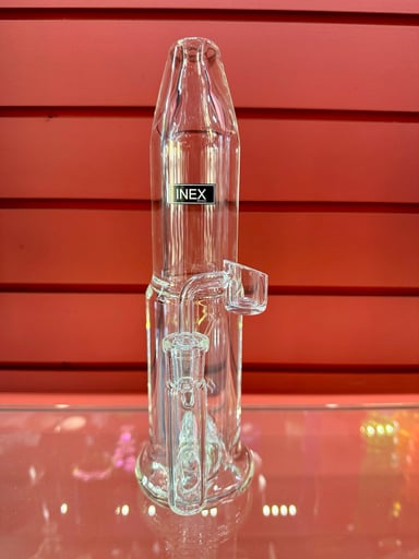 Preview pic of INEX Clear Recycler Rig – Matrix Perc, Smooth Hits 💨