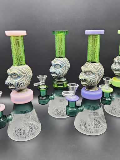 Preview pic of 9" AZTEC FACE BEAKER-TYPE