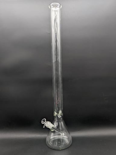 Preview pic of 27" CLEAR GLASS BEAKER BONG 50X5