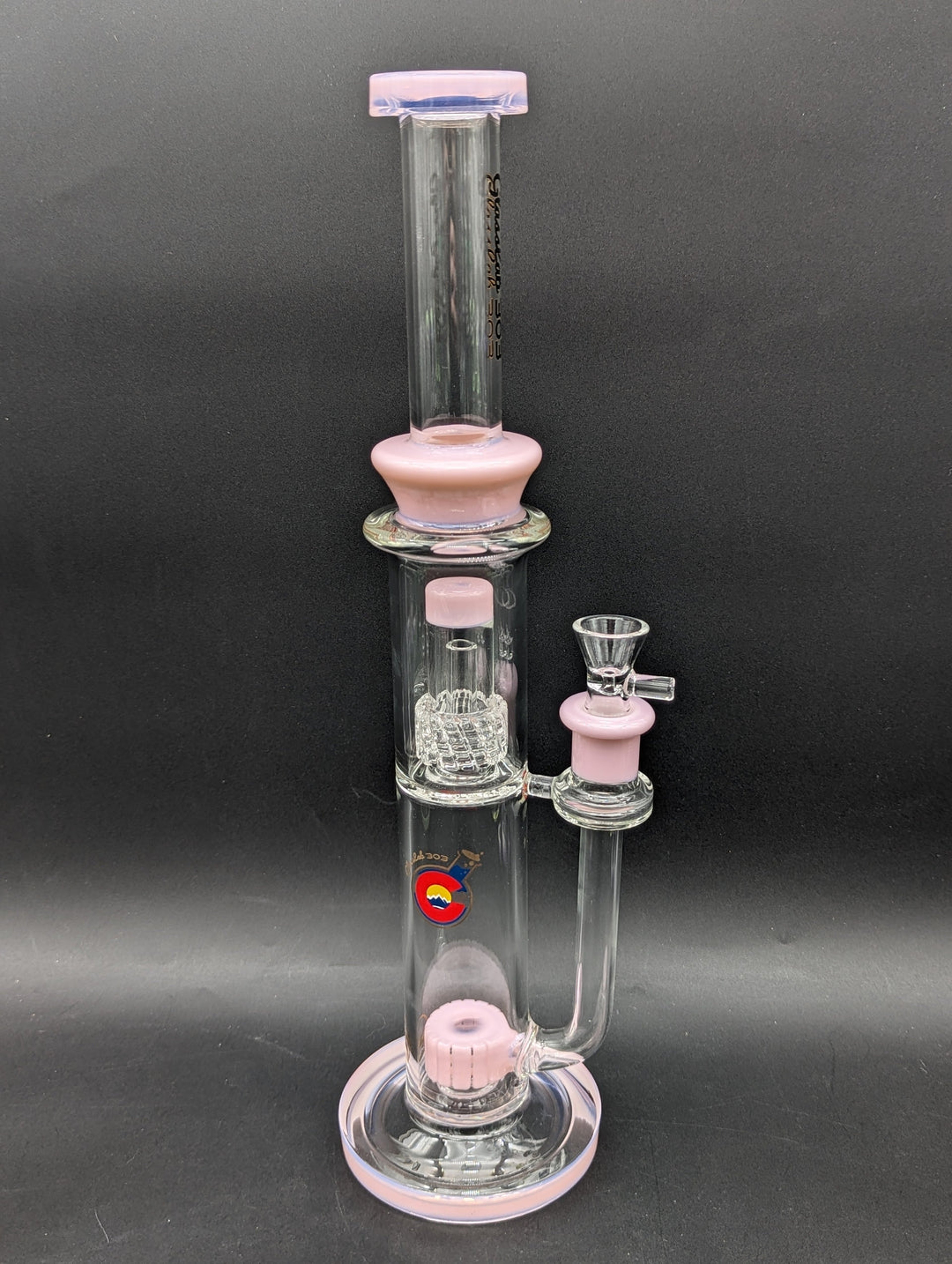 Preview pic of GLASSLAB 303 16" DUAL PERC STRAIGHT TUBE
