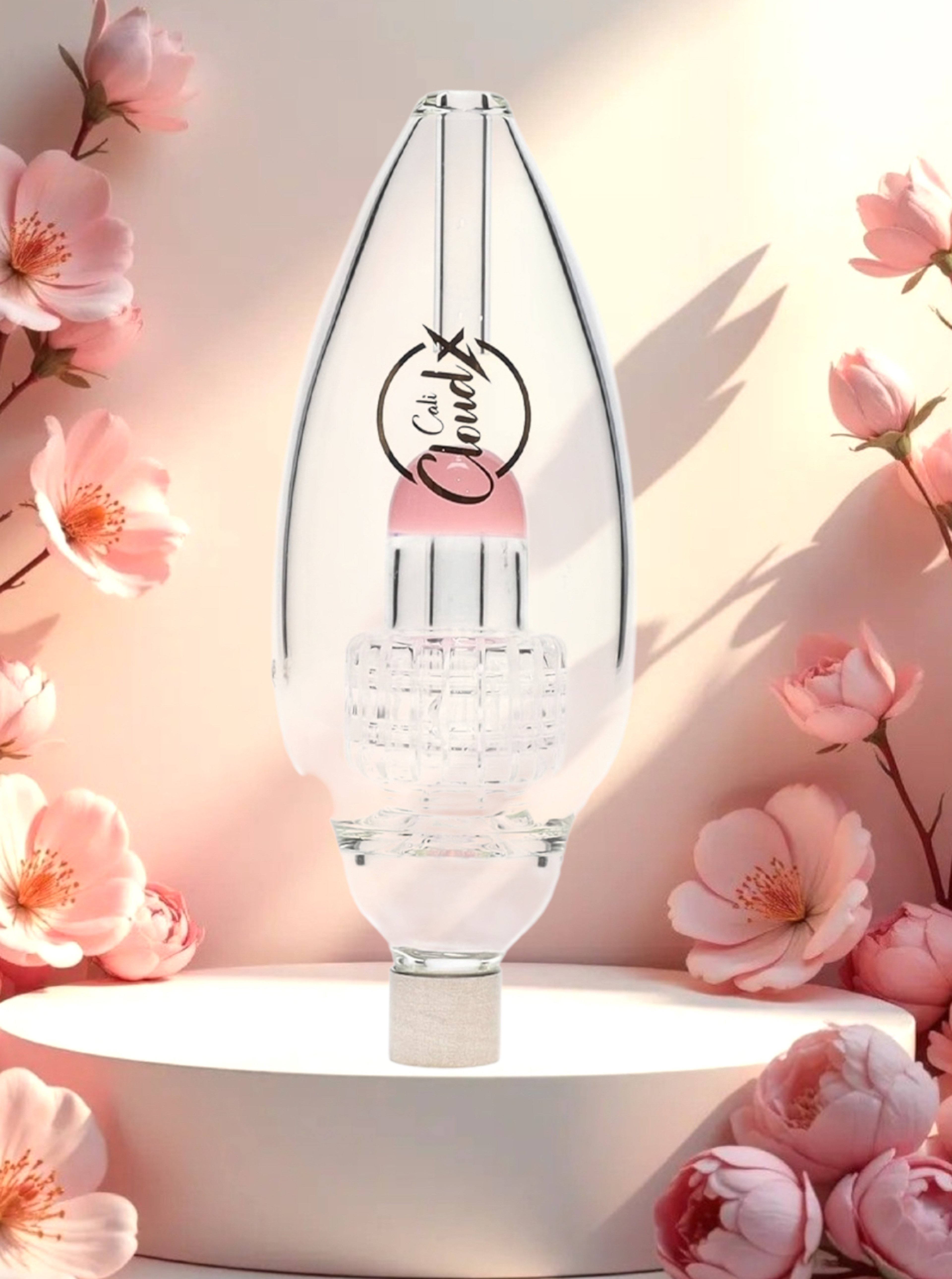 Preview pic of Cali Cloudx 🎀 TIDE-X-TR NC-12 Nectar Collector Kit w/ Matrix Perc, Pink