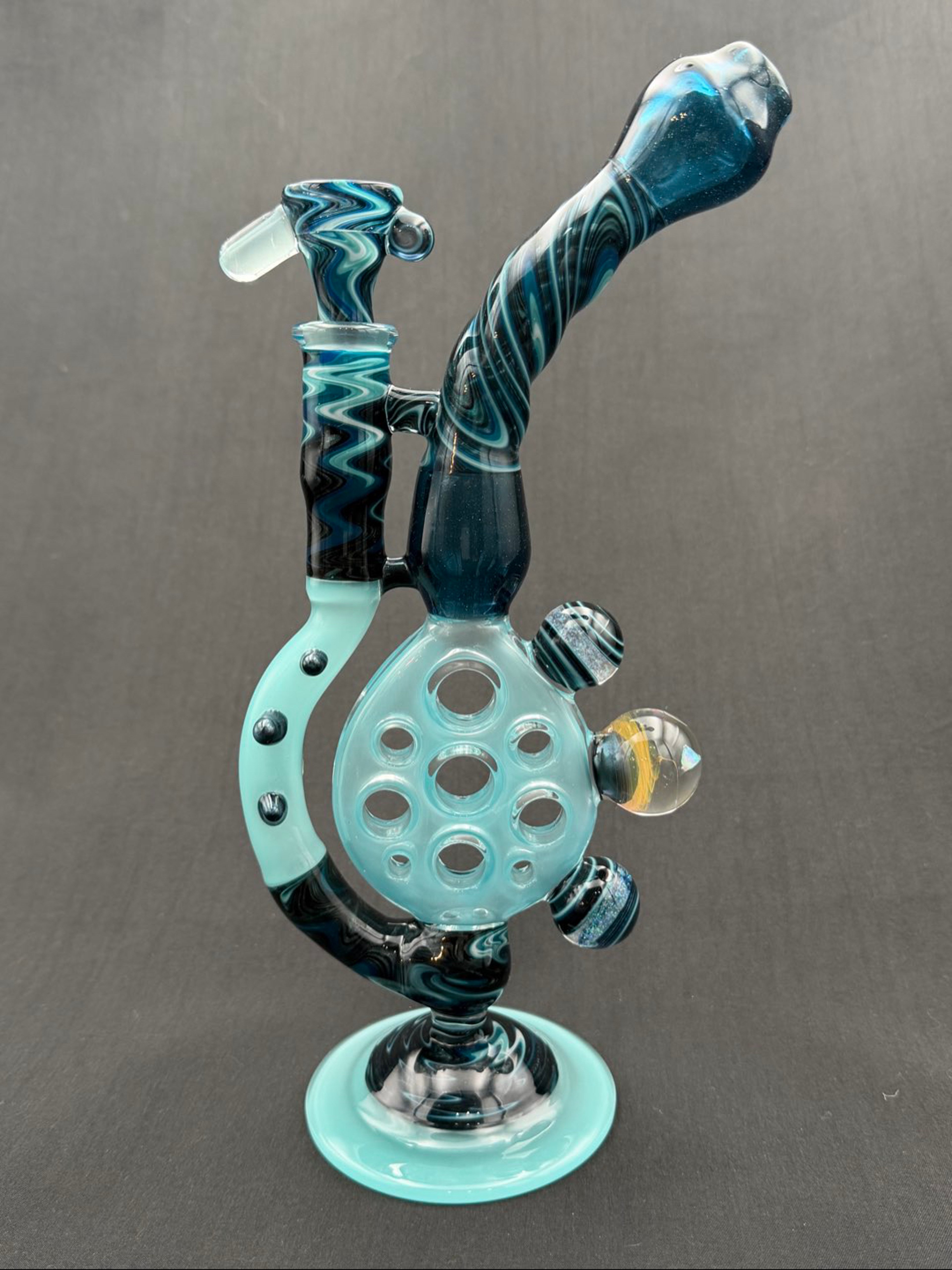 Preview pic of Blueberry X Dizzle Swiss Perc Collab