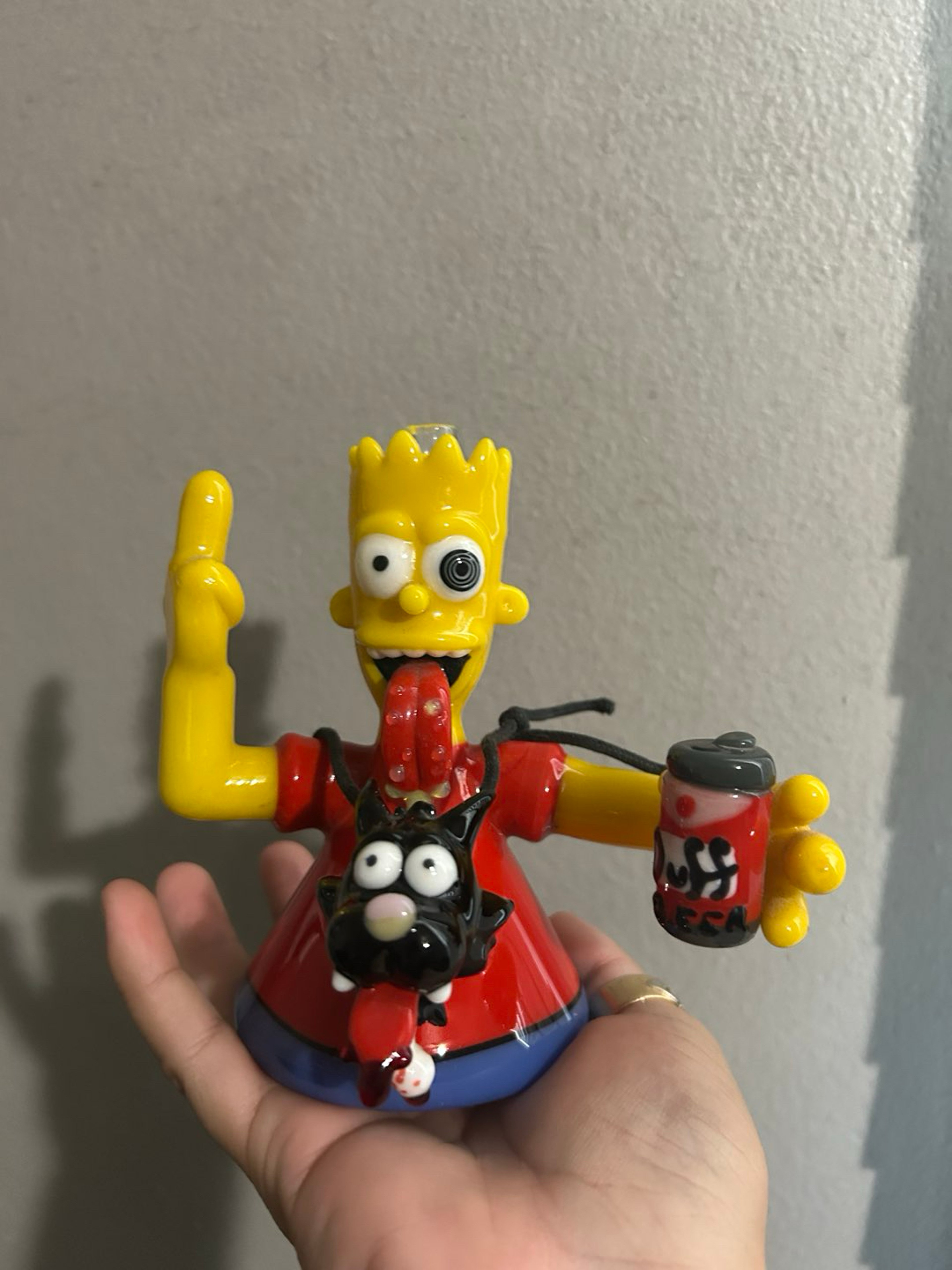 Preview pic of TIMEZ glass bart jammer with scratchy pendant !
