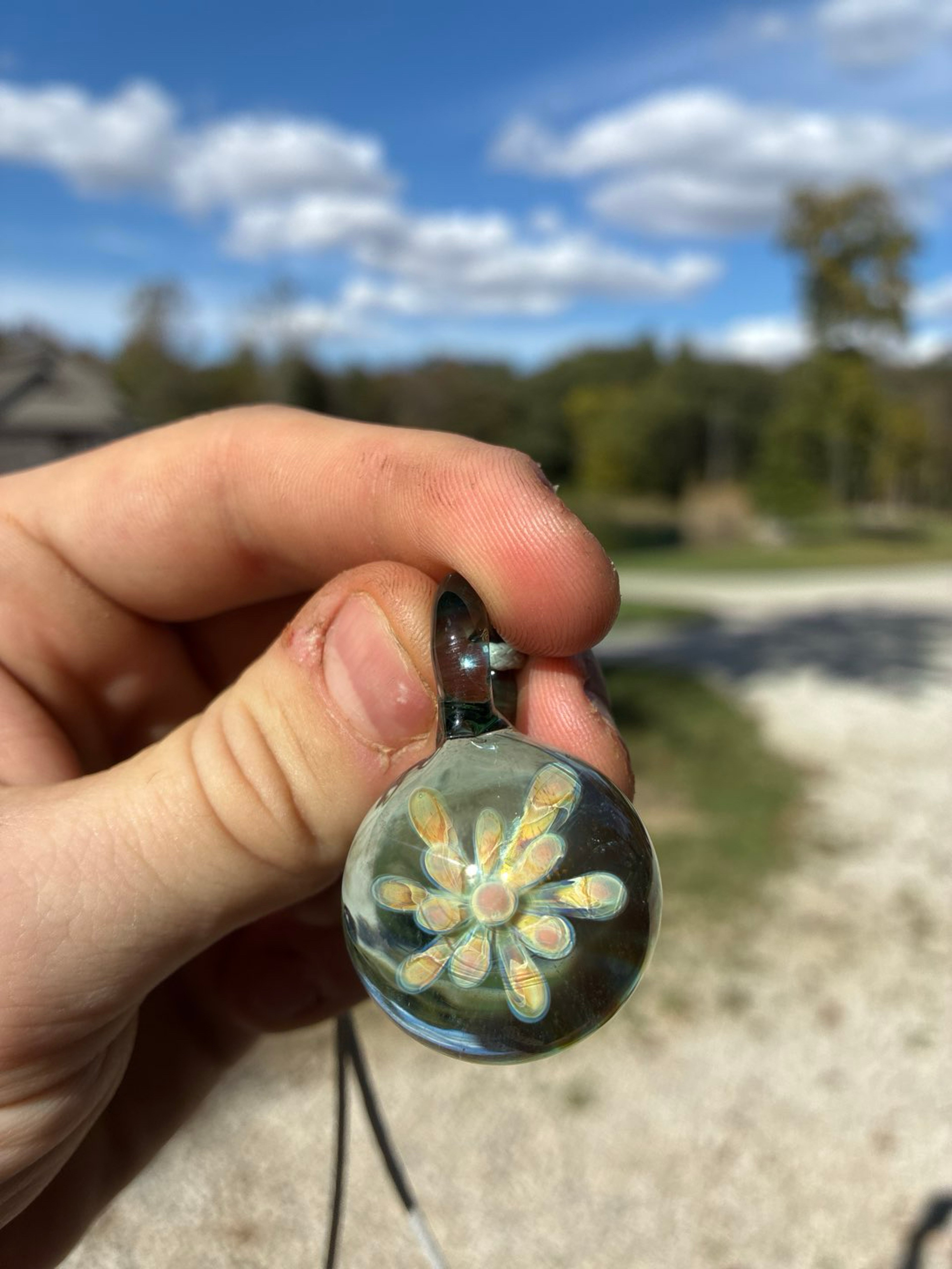 Preview pic of Implosion pendant by Marvin glass